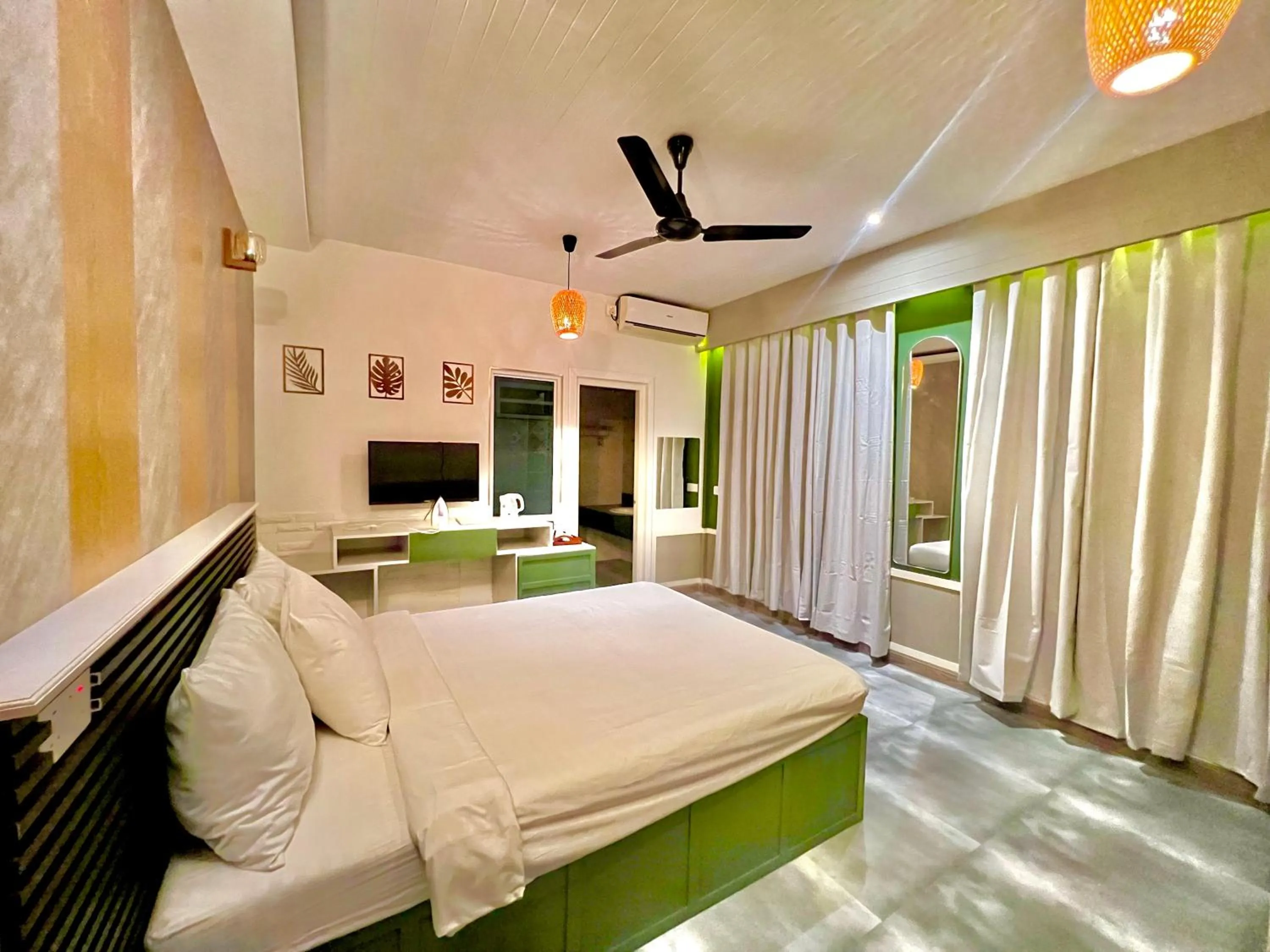 Bed in Koimala Hotel