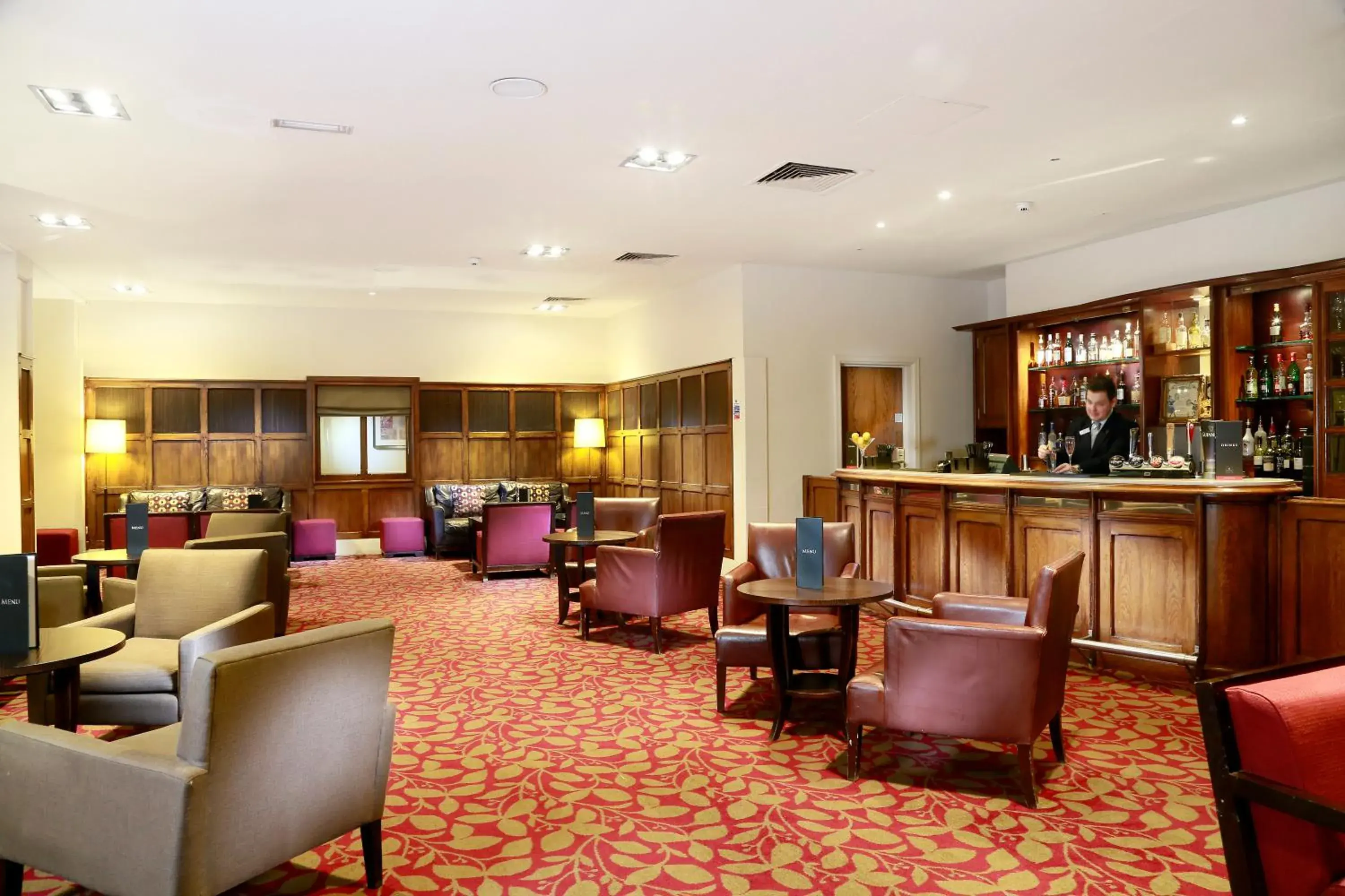 Lounge or bar in Macdonald Botley Park Hotel & Spa Lounge or bar in Macdonald Botley Park Hotel & Spa