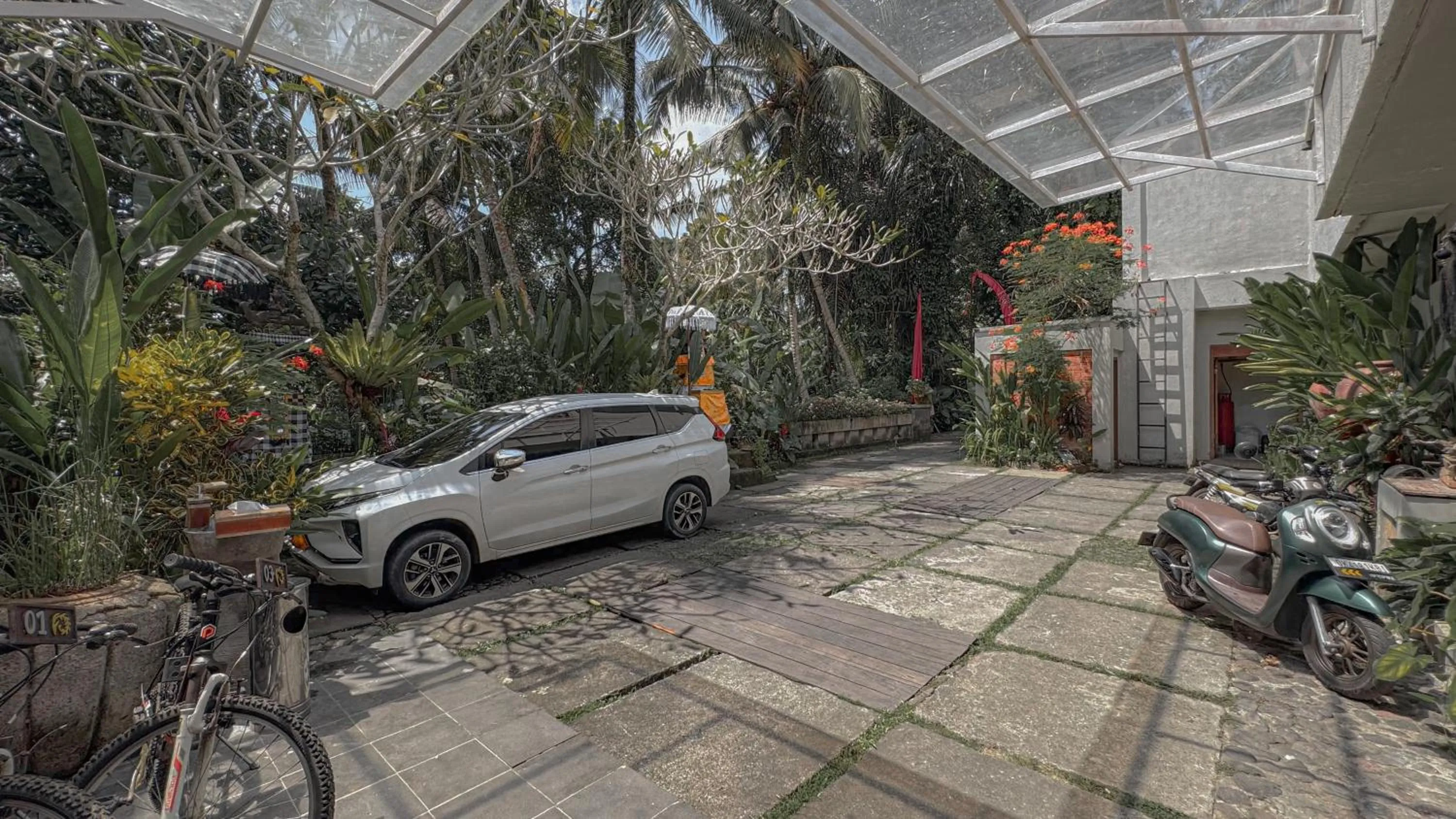 Parking in Puri Sebali Resort