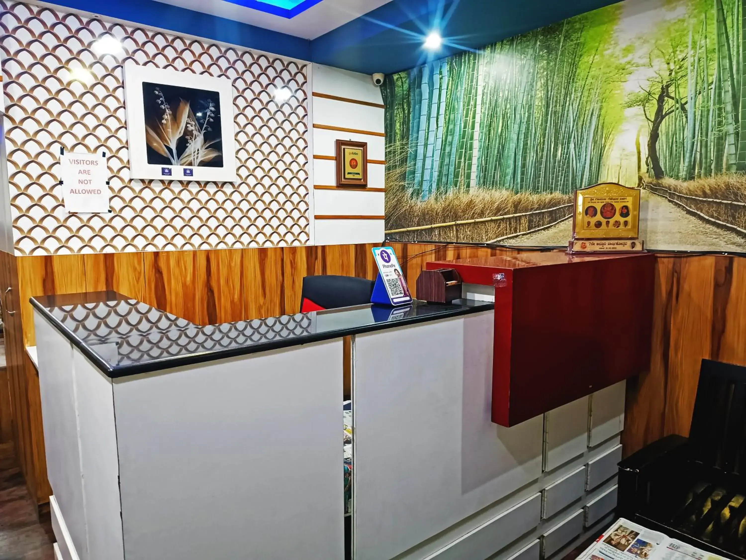 Lobby or reception in Delta Inn Madiwala Lobby or reception in Delta Inn Madiwala