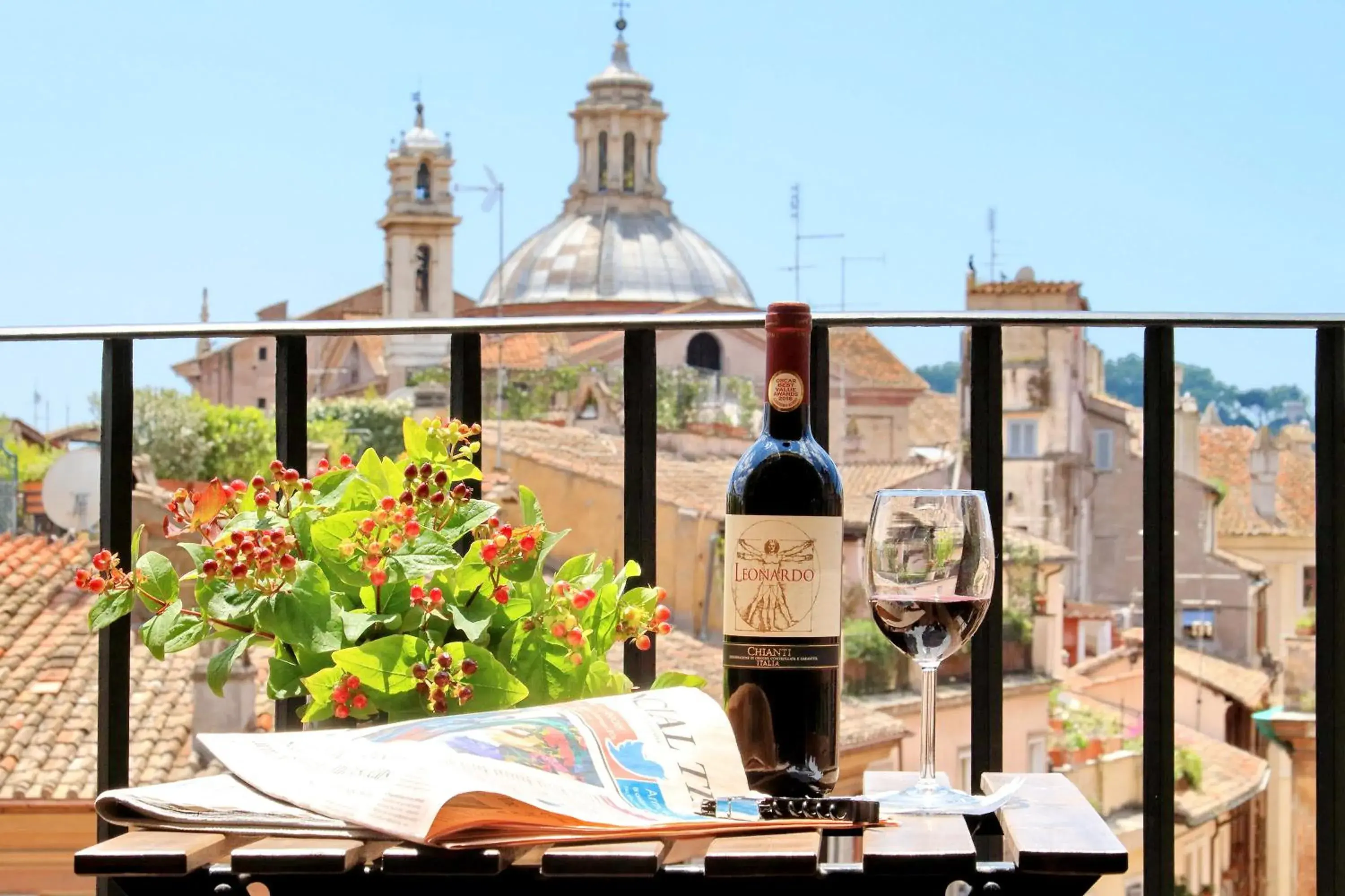 Deluxe Double Room with Balcony and City View in Terrazze Navona Deluxe Double Room with Balcony and City View in Terrazze Navona