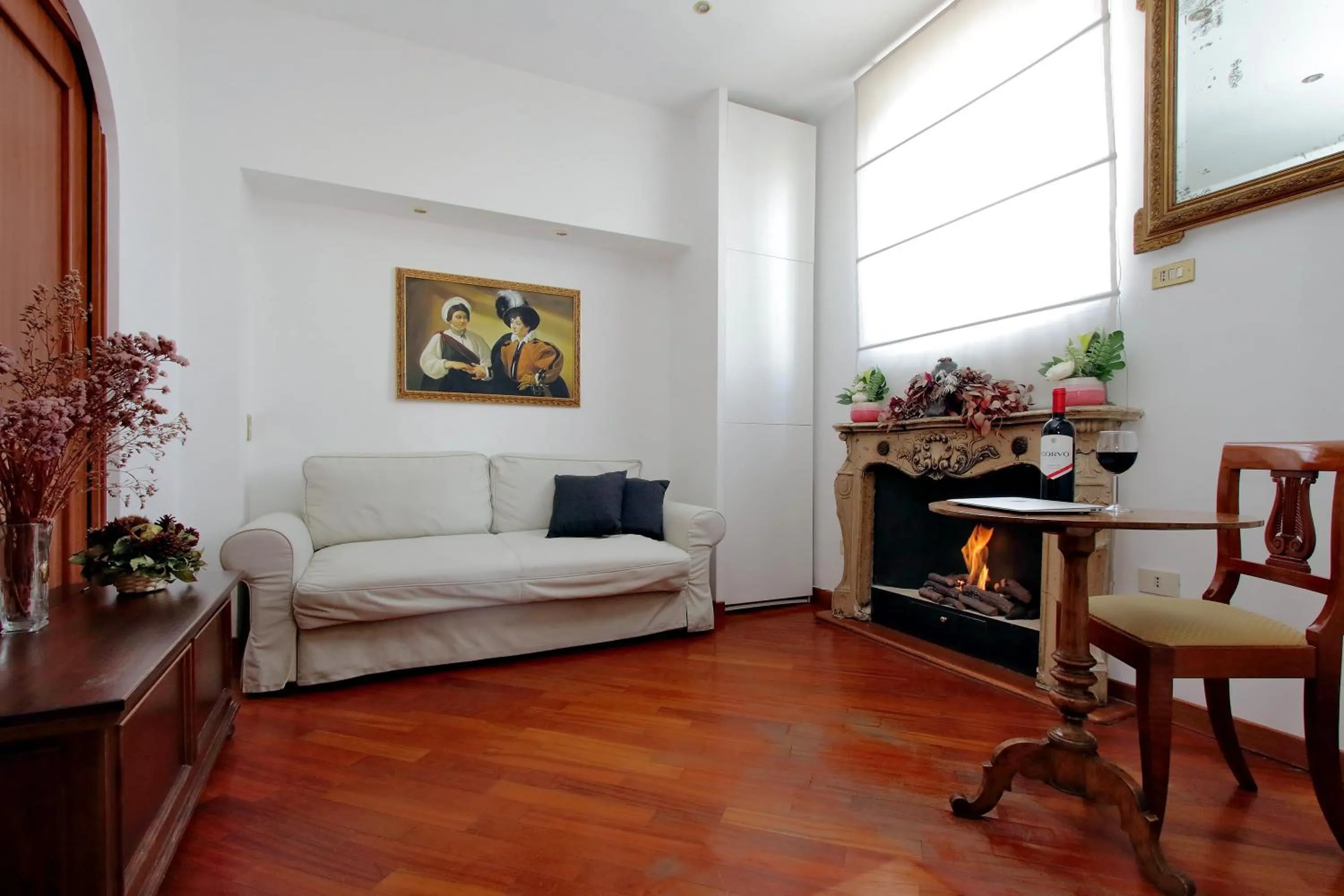 Living room in Terrazze Navona