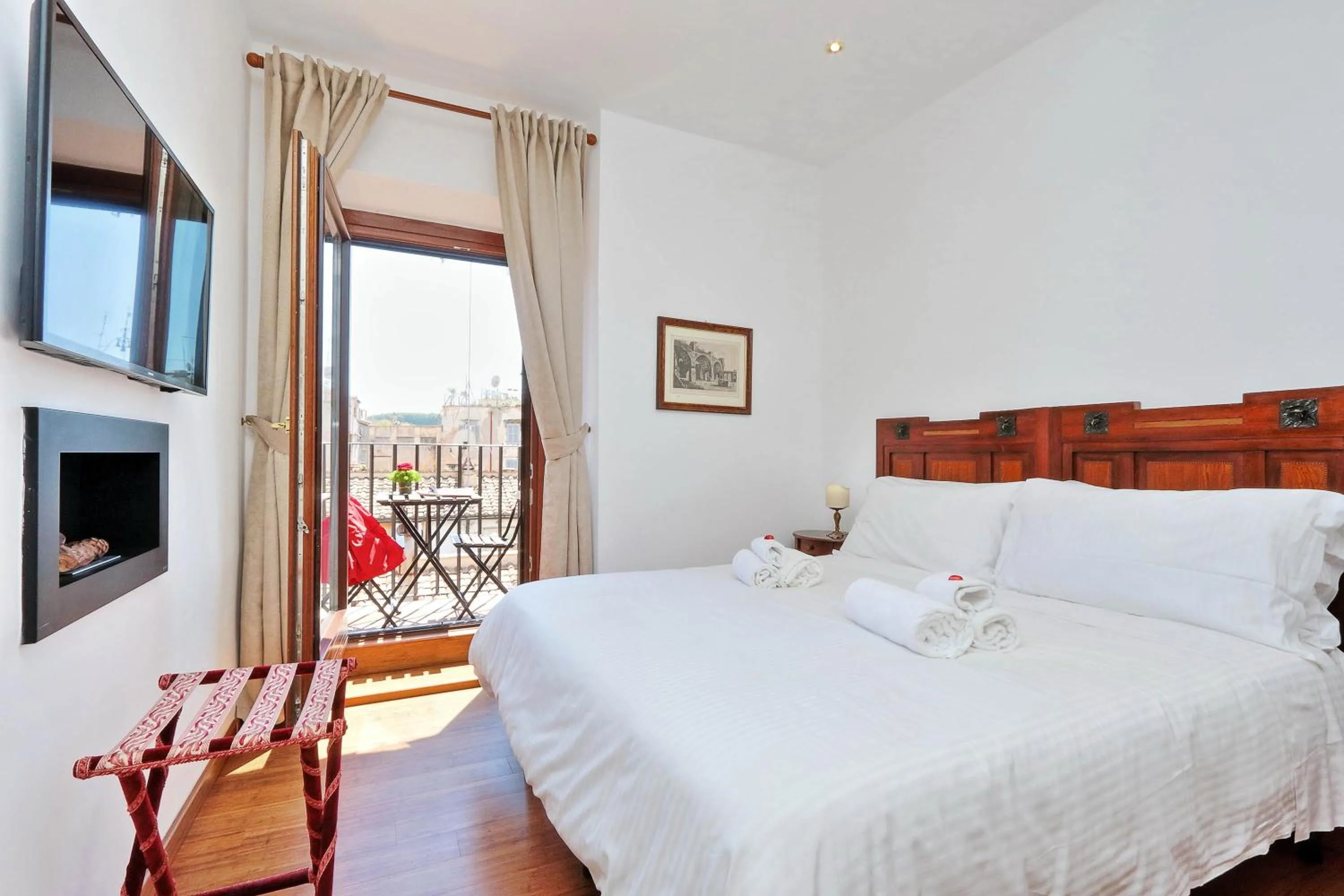 Bedroom, Bed in Terrazze Navona