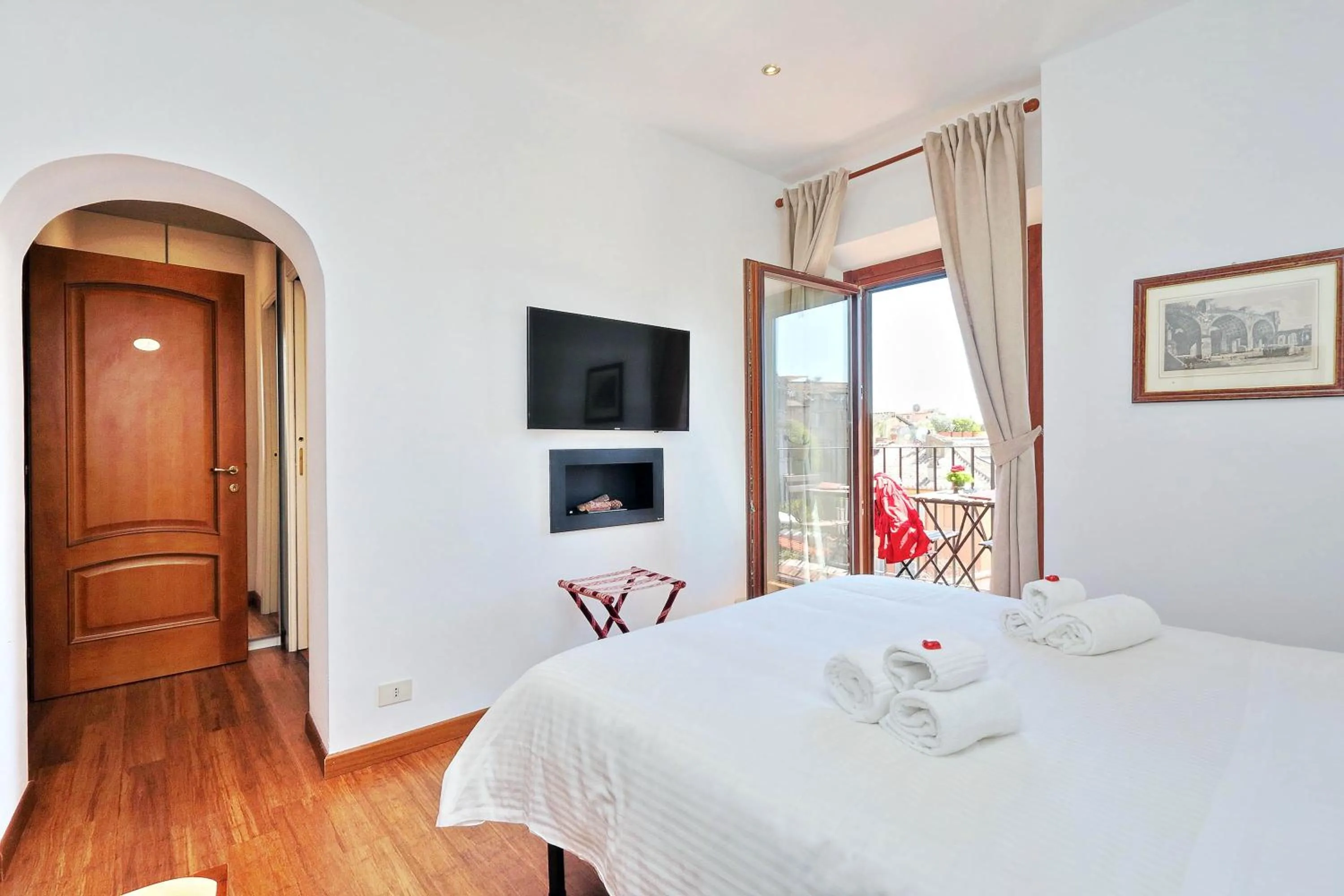 Bedroom, Bed in Terrazze Navona