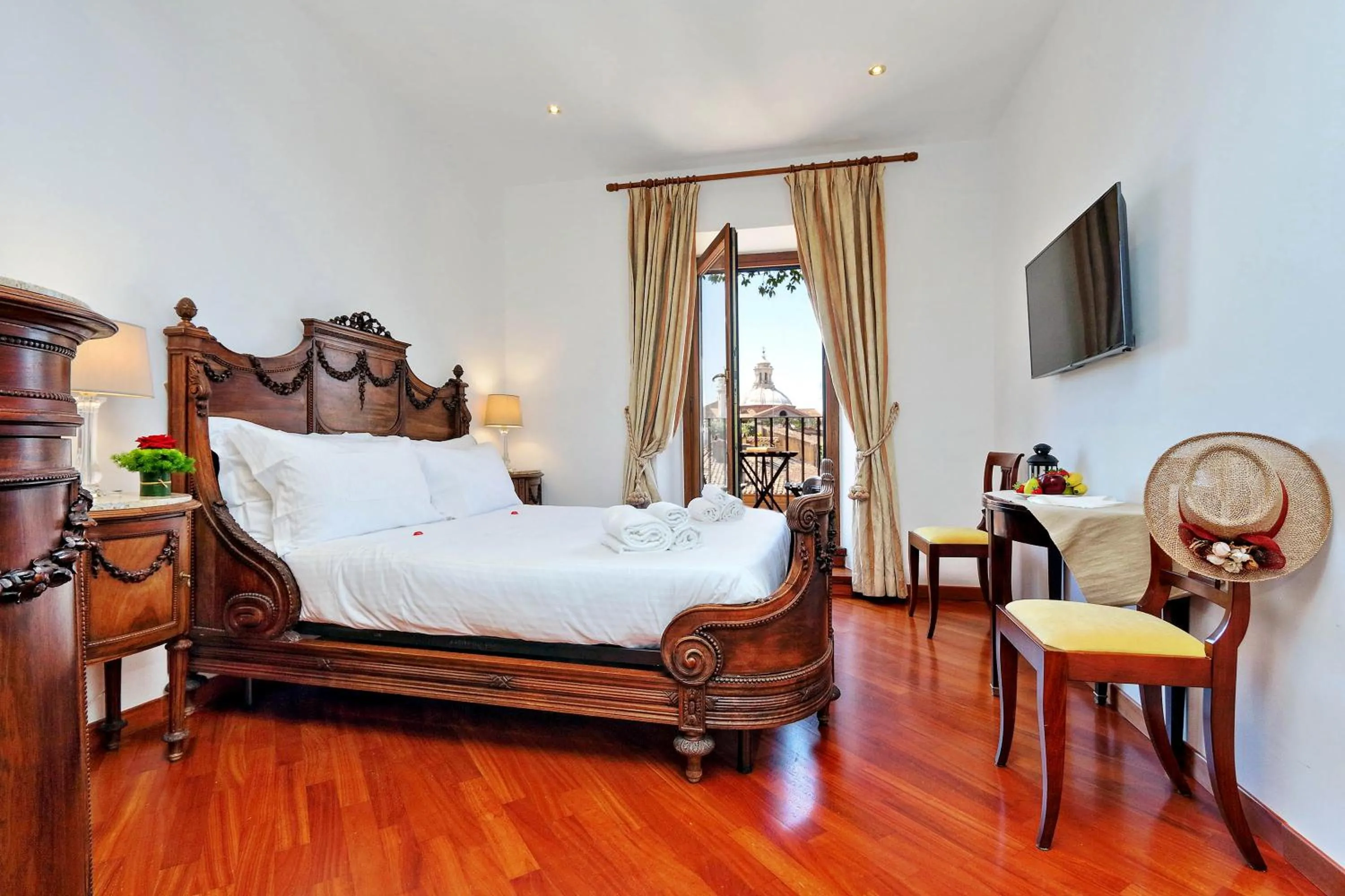 Bedroom, Bed in Terrazze Navona