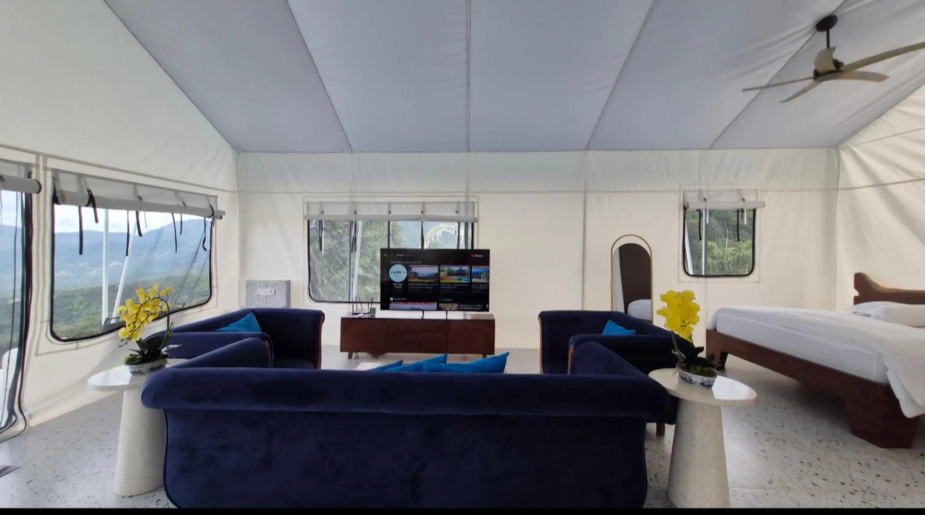 Bed in Casa de Monique Villas & Glamping Retreat