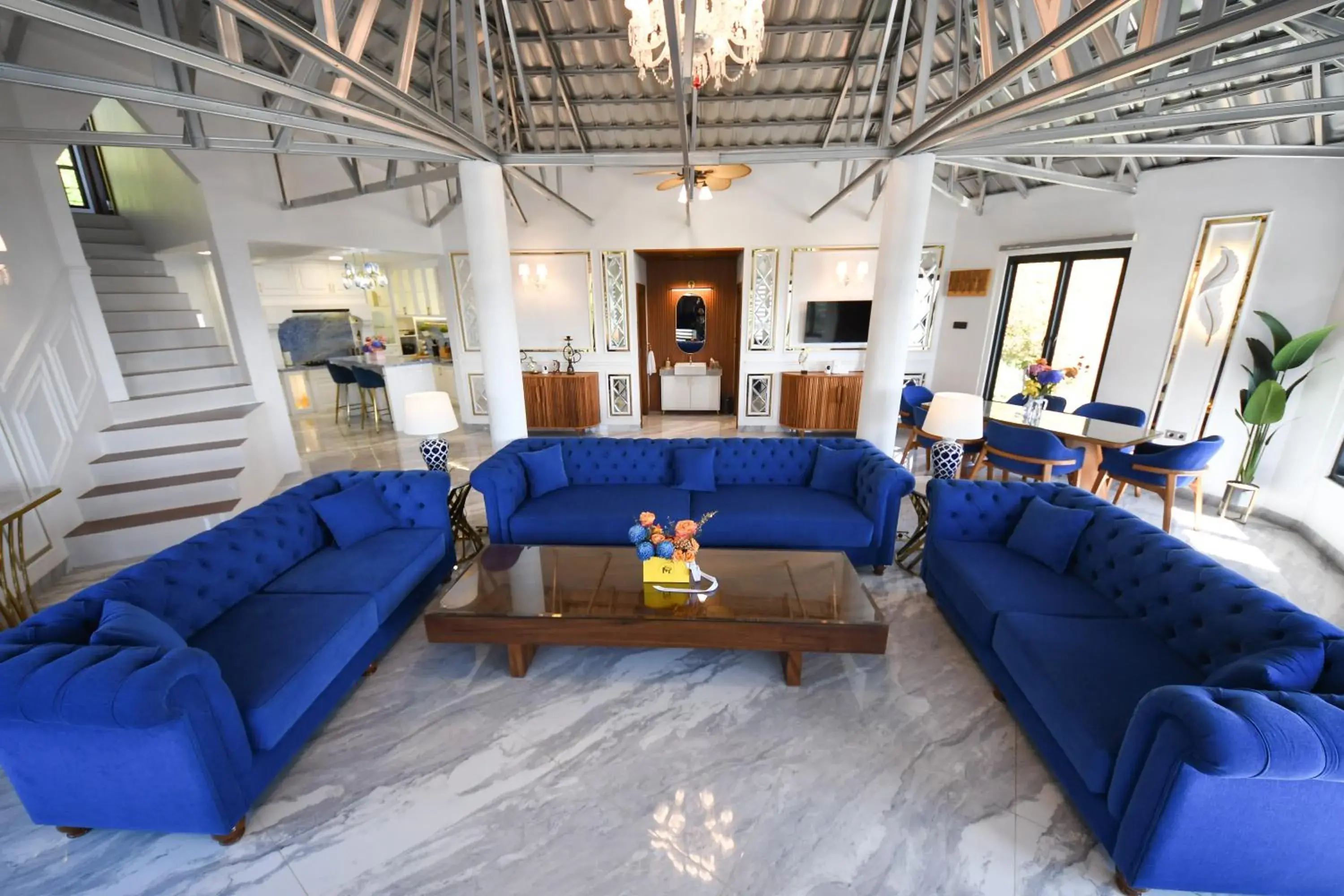 Living room in Casa de Monique Villas & Glamping Retreat Living room in Casa de Monique Villas & Glamping Retreat