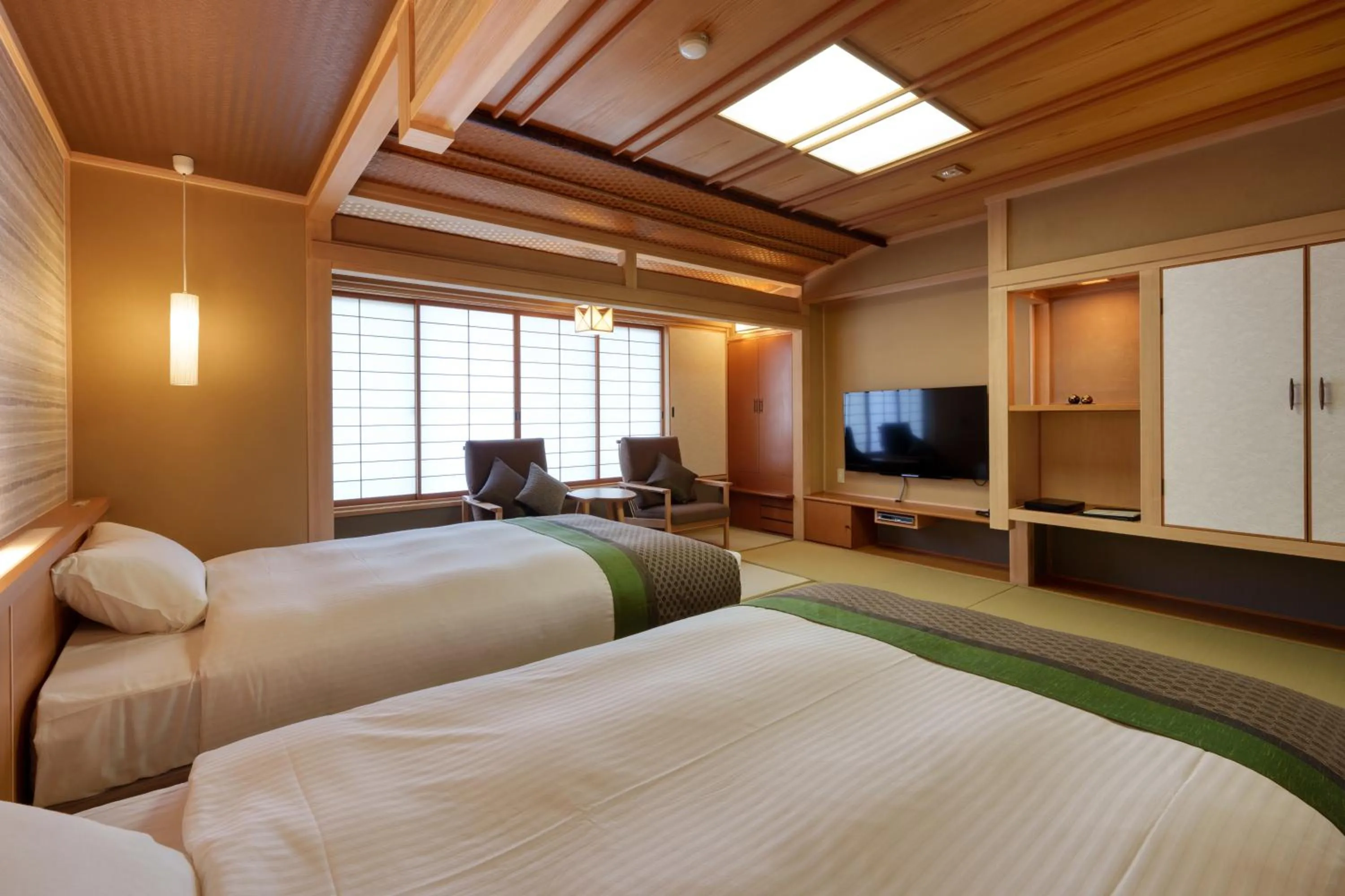 TV and multimedia, Bed in Matsudaya Hotel