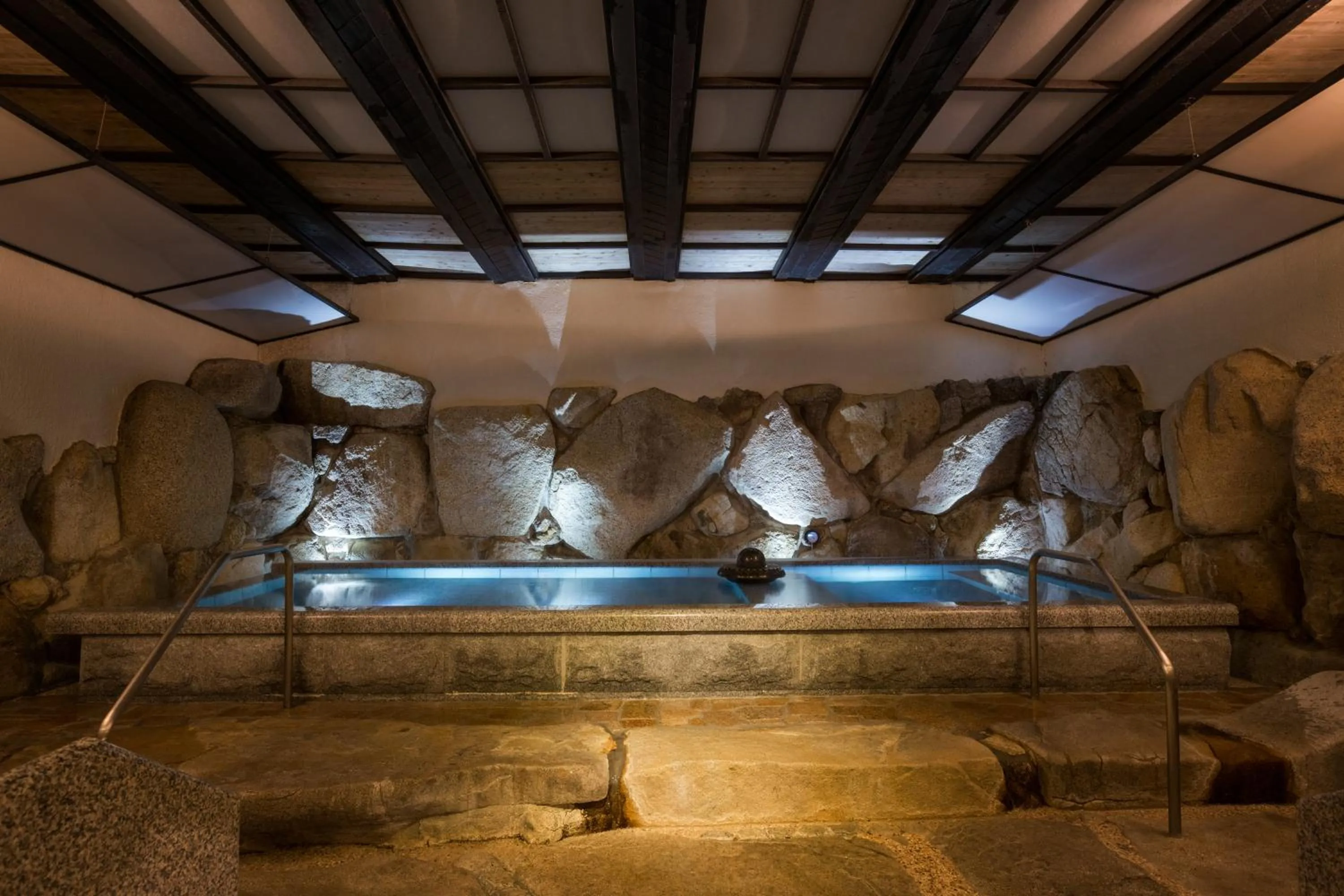 Hot Spring Bath in Matsudaya Hotel