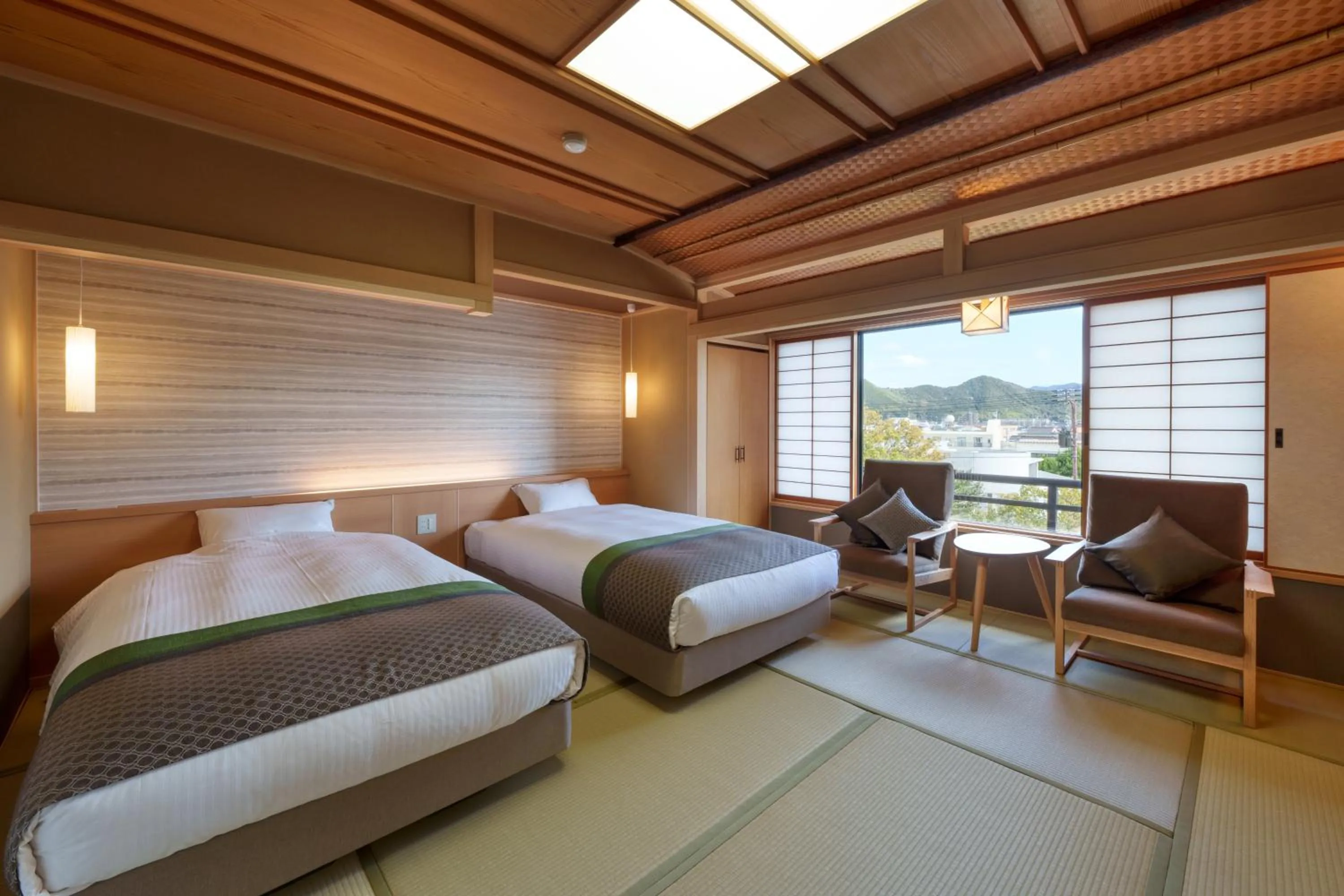Bed in Matsudaya Hotel