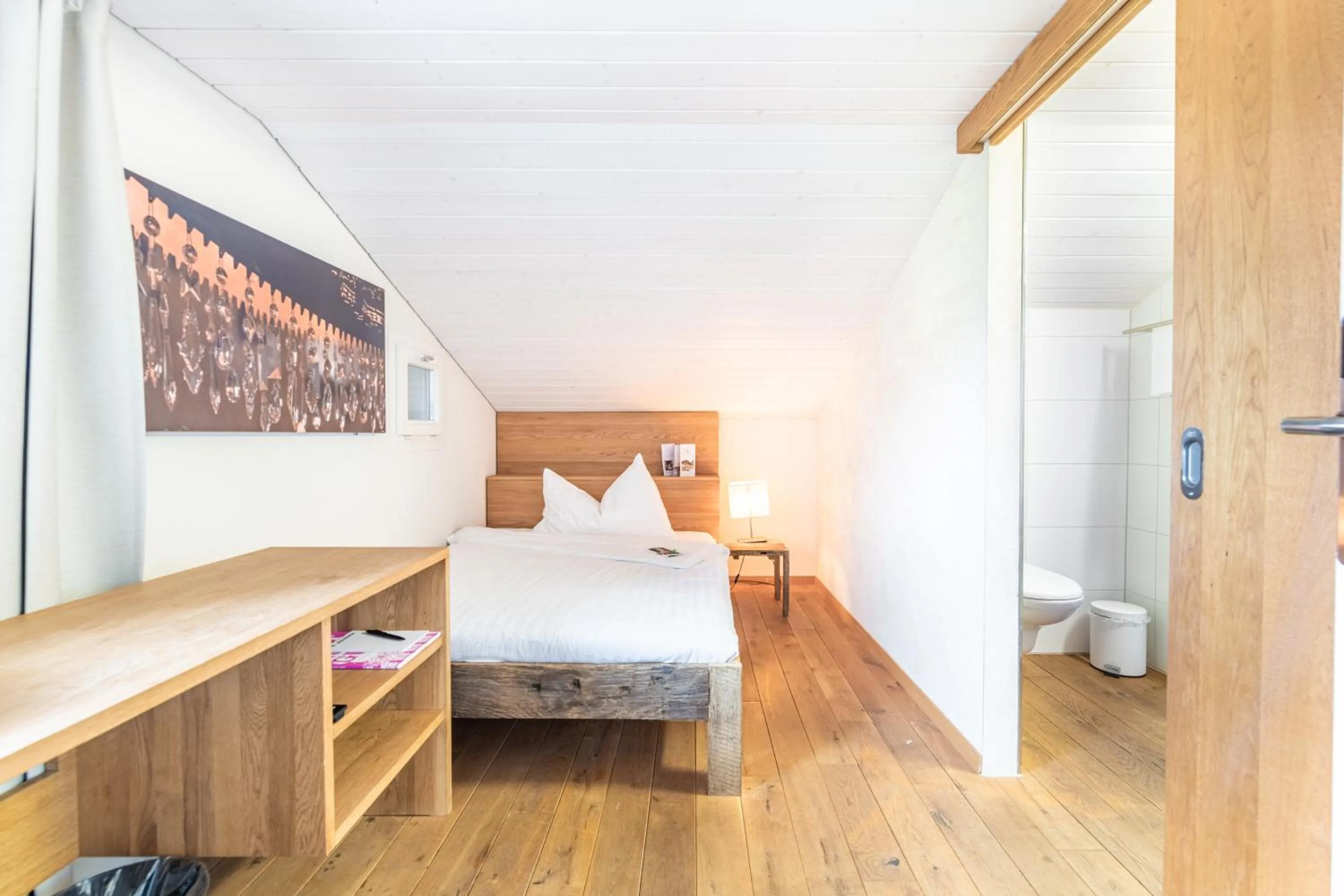 Bedroom, Bed in Hotel Kaiserstuhl