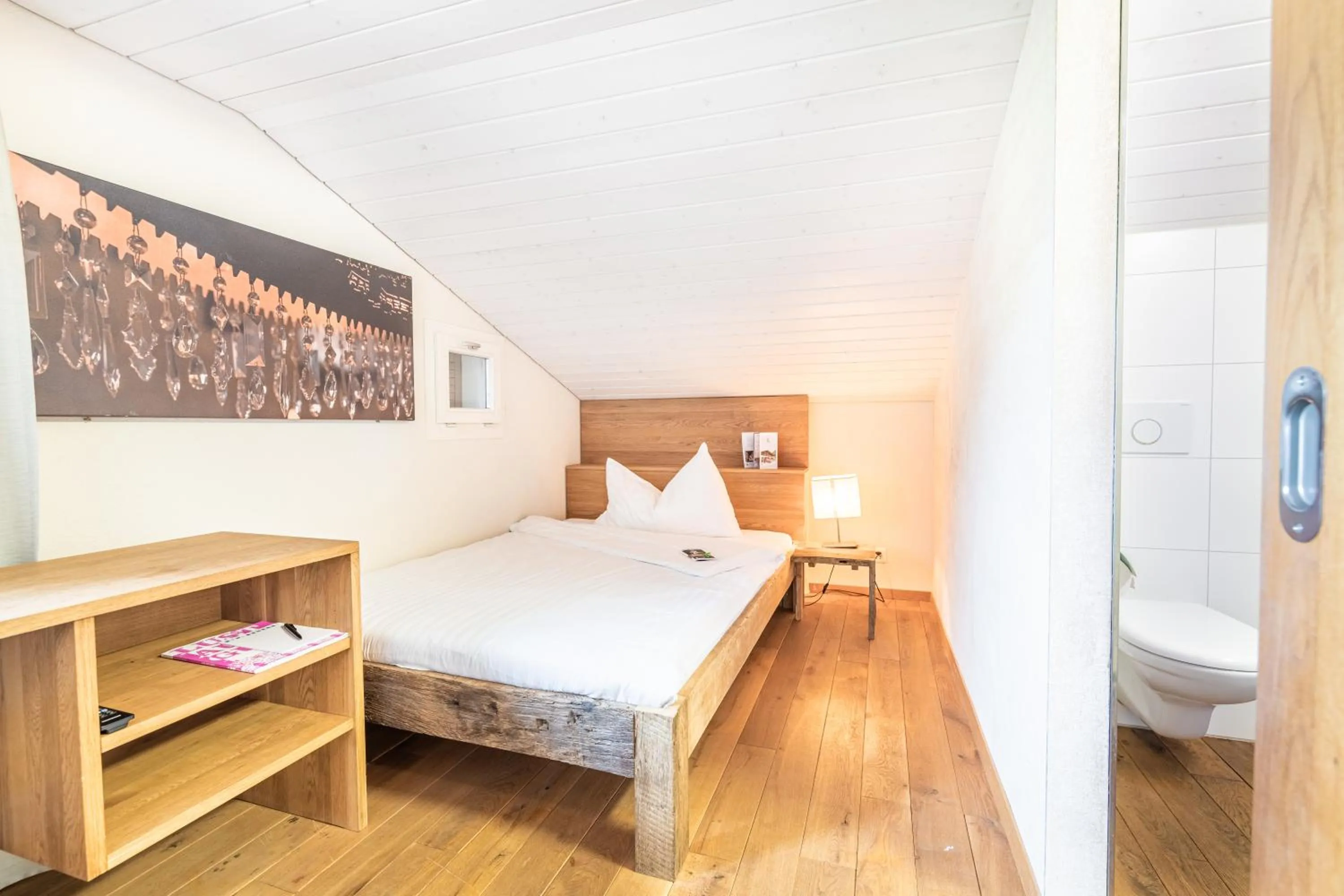 Bedroom, Bed in Hotel Kaiserstuhl