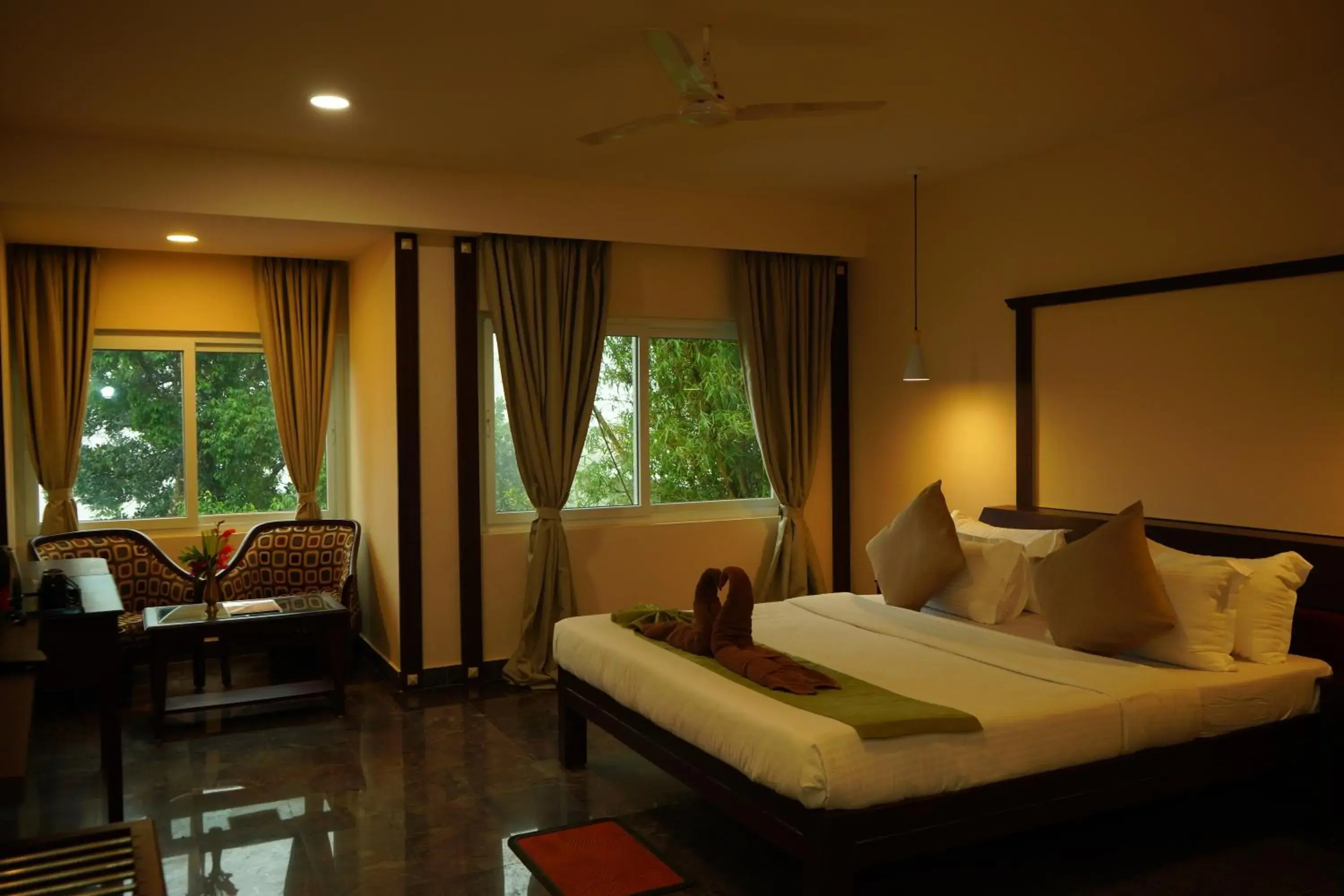 Bed in DNC Shevaroys Resorts & Spa Bed in DNC Shevaroys Resorts & Spa