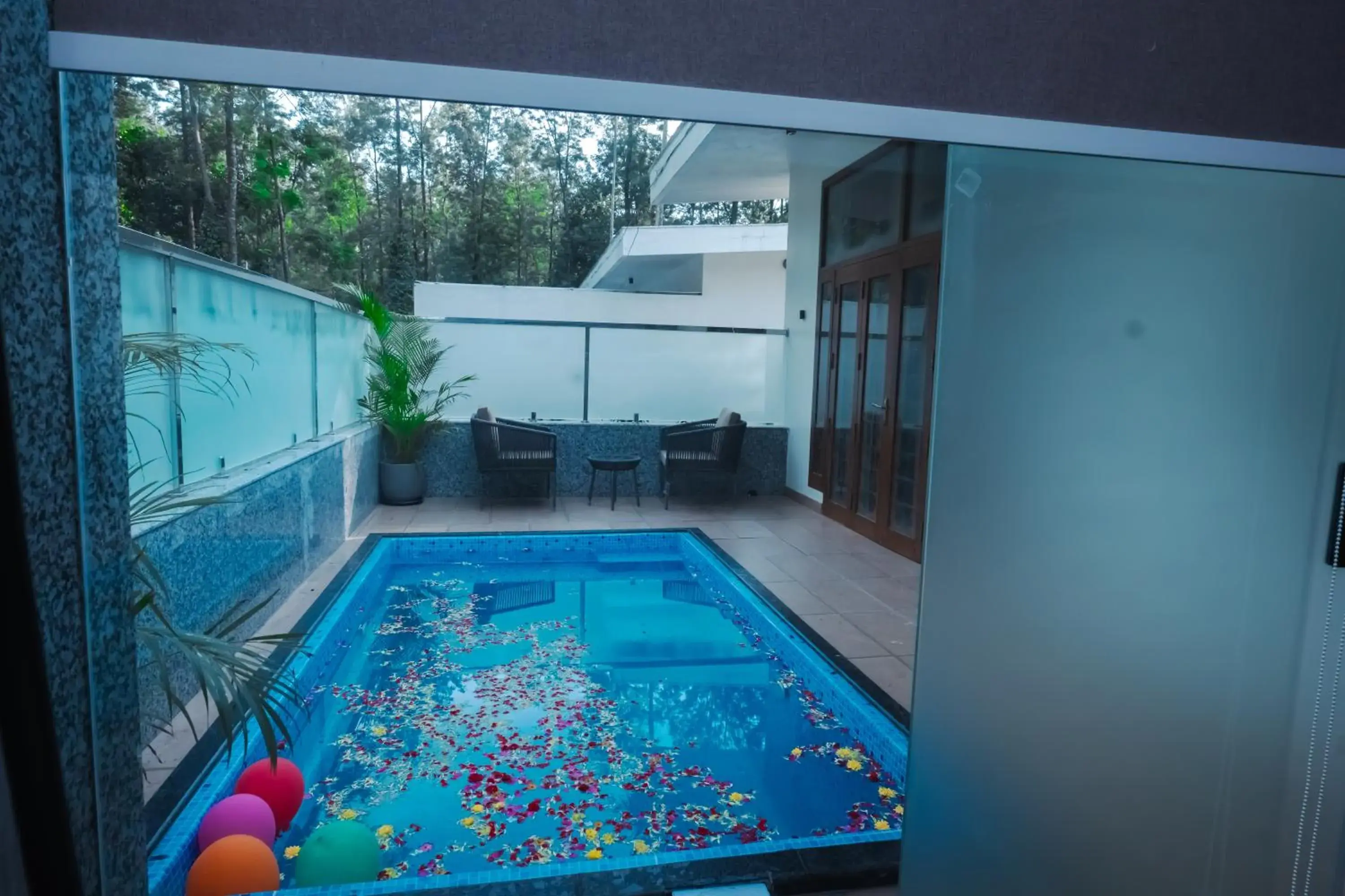 Pool view in DNC Shevaroys Resorts & Spa Pool view in DNC Shevaroys Resorts & Spa