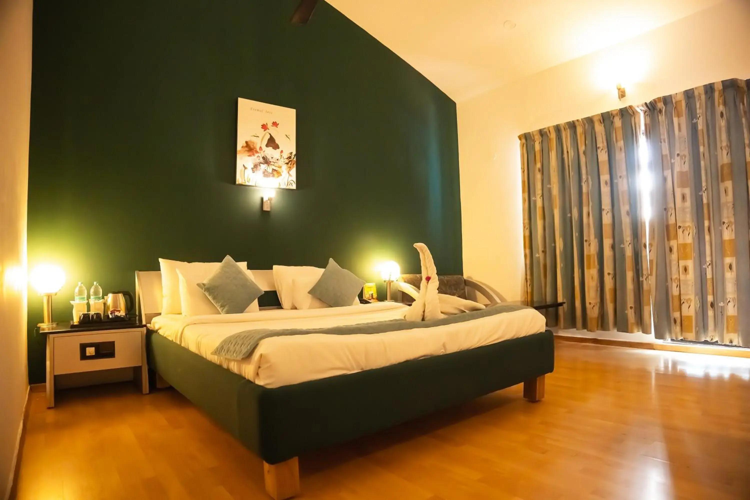 Bed in DNC Shevaroys Resorts & Spa Bed in DNC Shevaroys Resorts & Spa