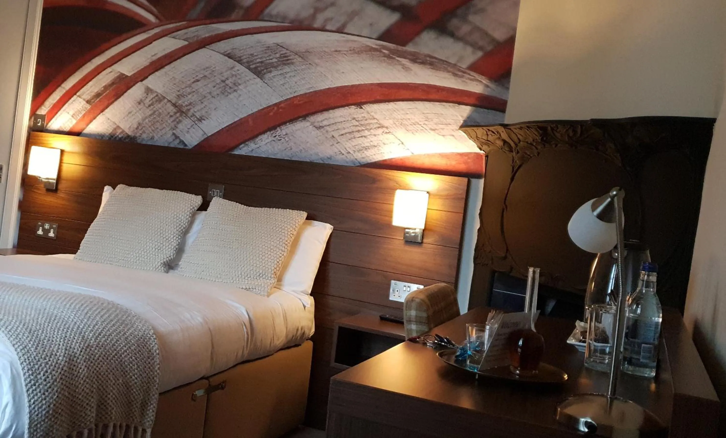 Bed in Corriegarth Hotel