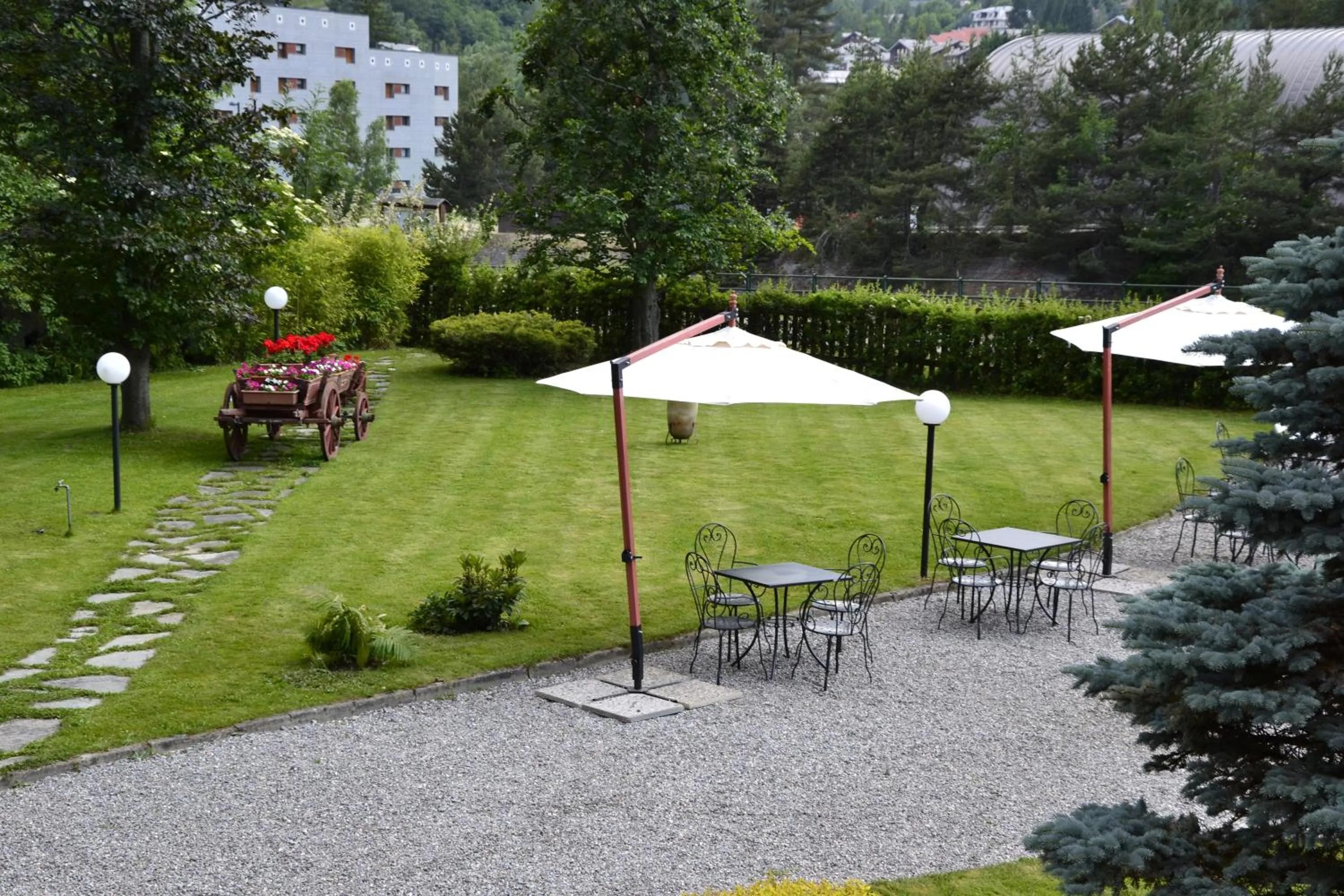 Garden in Hotel Bucaneve
