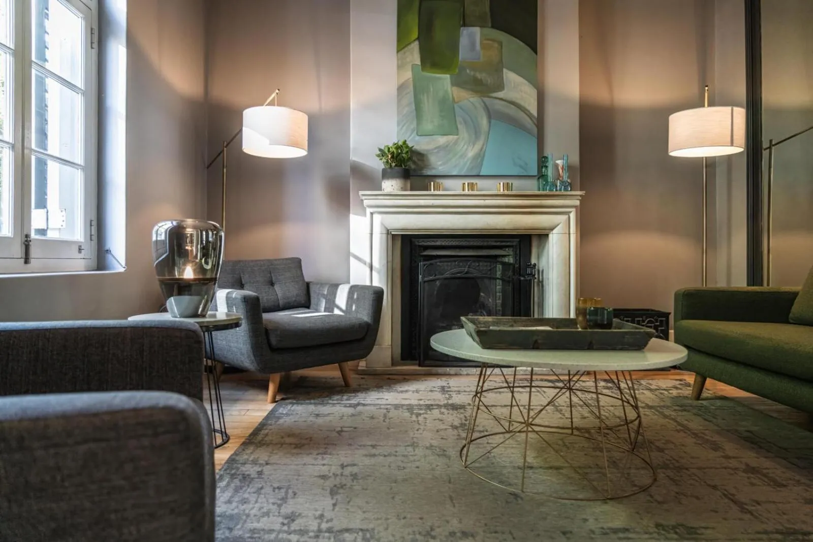 Seating area in More Quarters Hotel