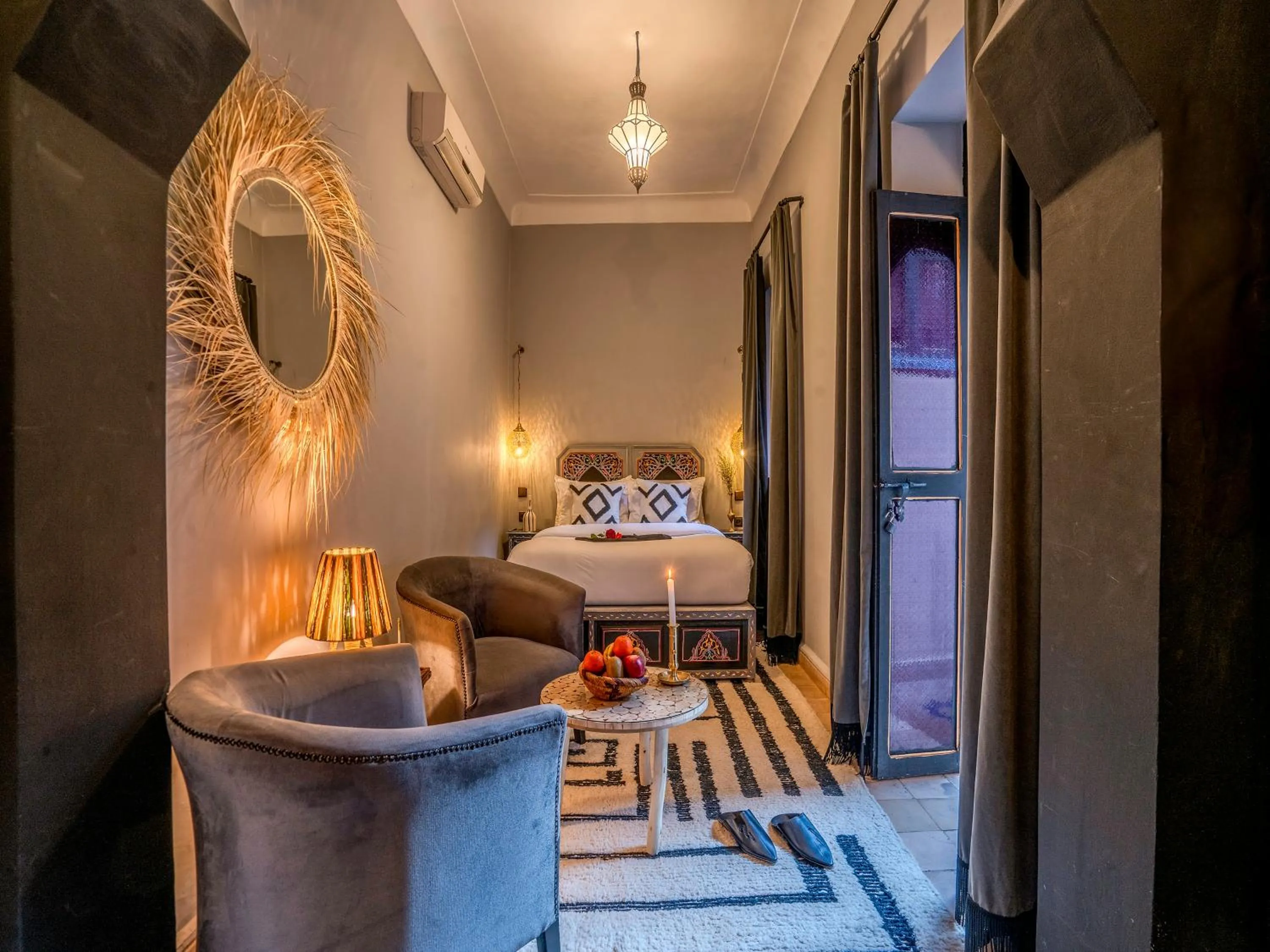 Bed in Riad Irhalne