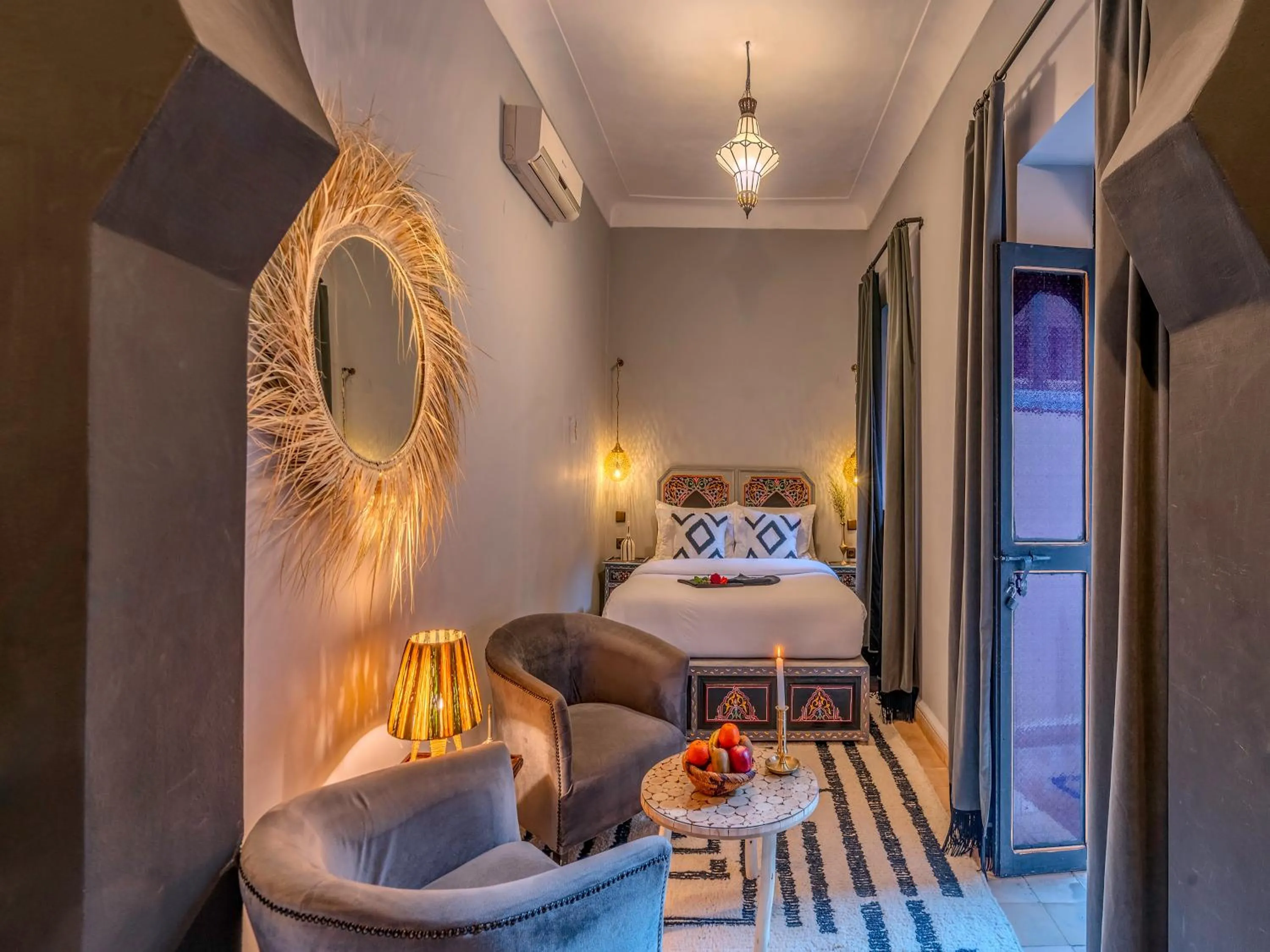 Bed in Riad Irhalne
