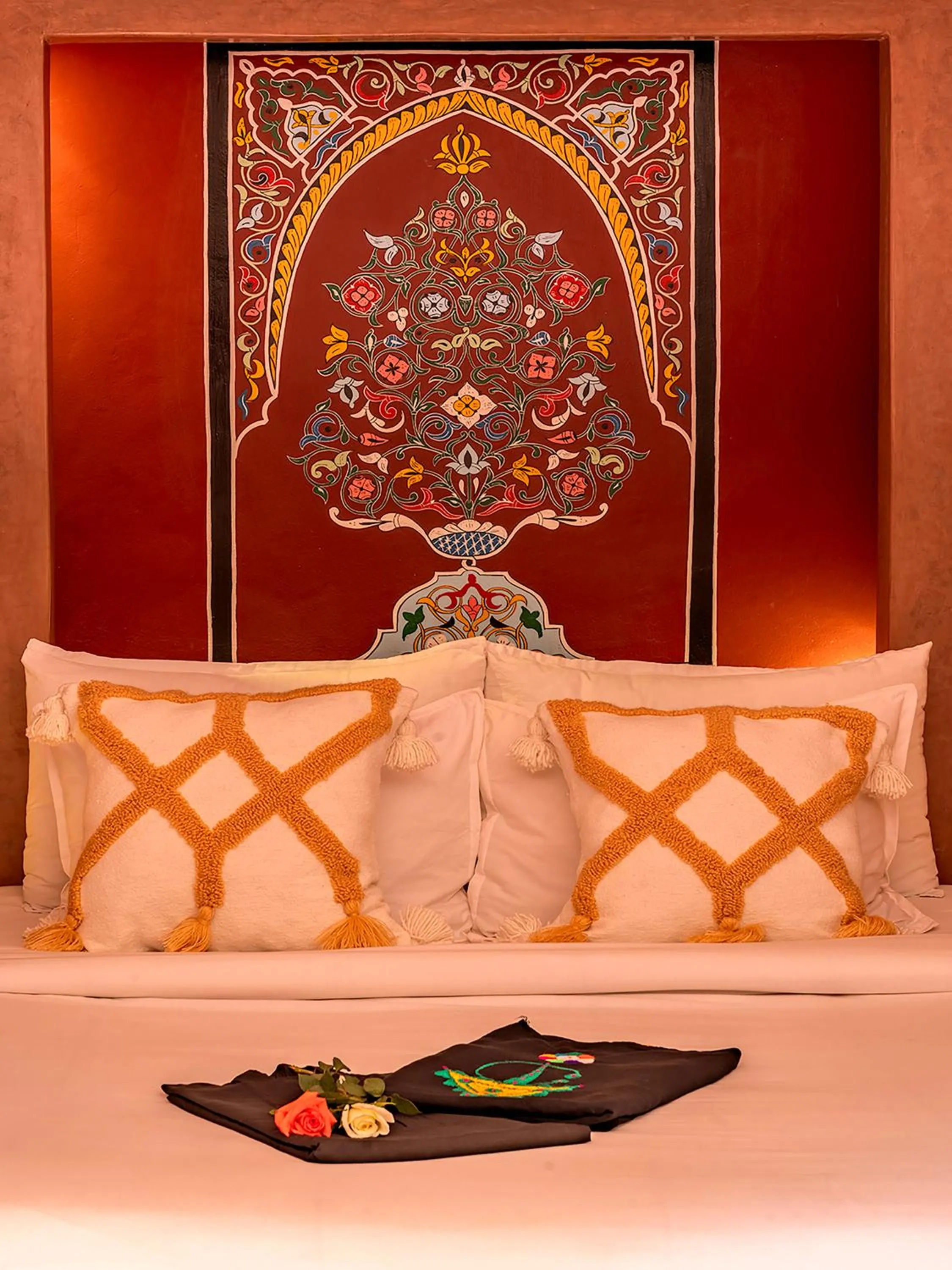 Bed in Riad Irhalne