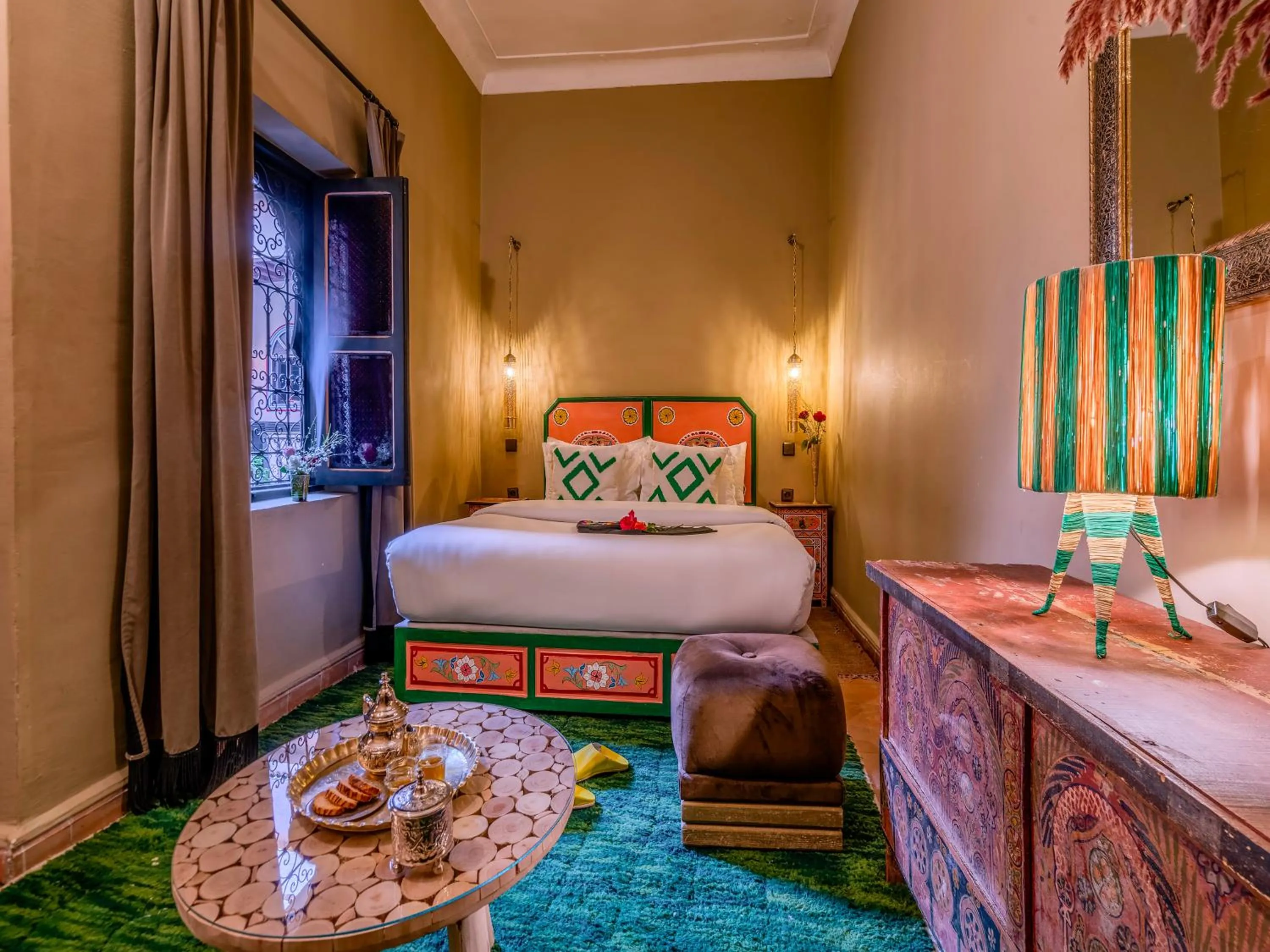 Bed in Riad Irhalne