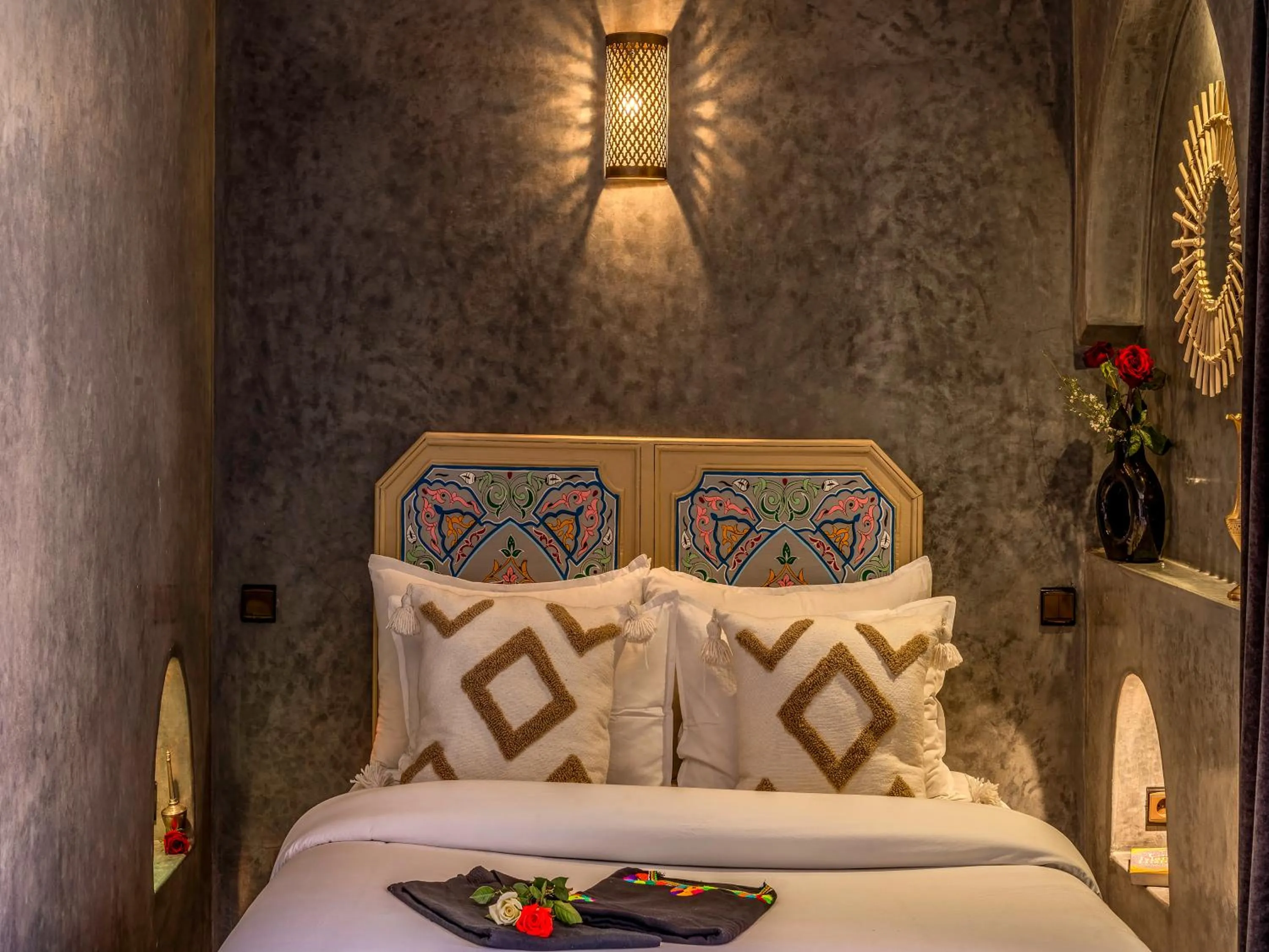 Bed in Riad Irhalne