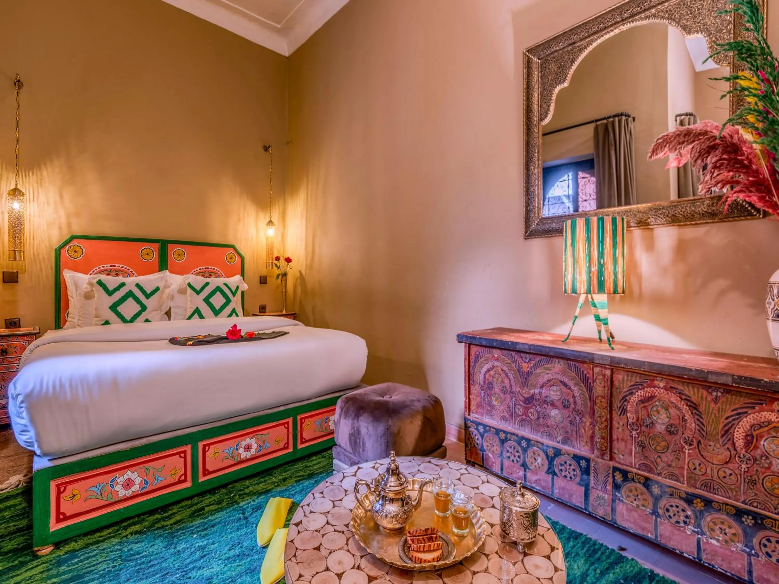 Bed in Riad Irhalne