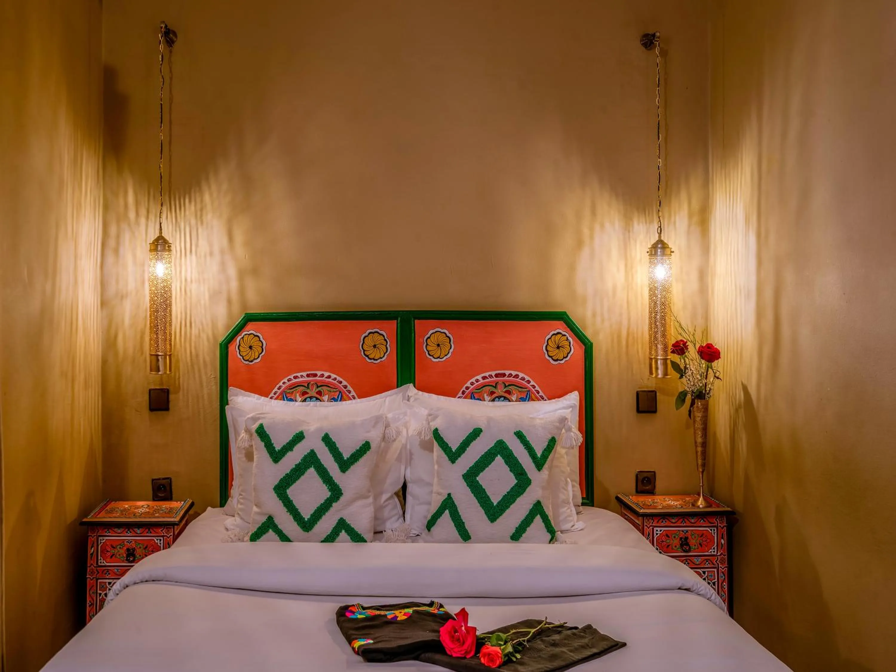 Bed in Riad Irhalne