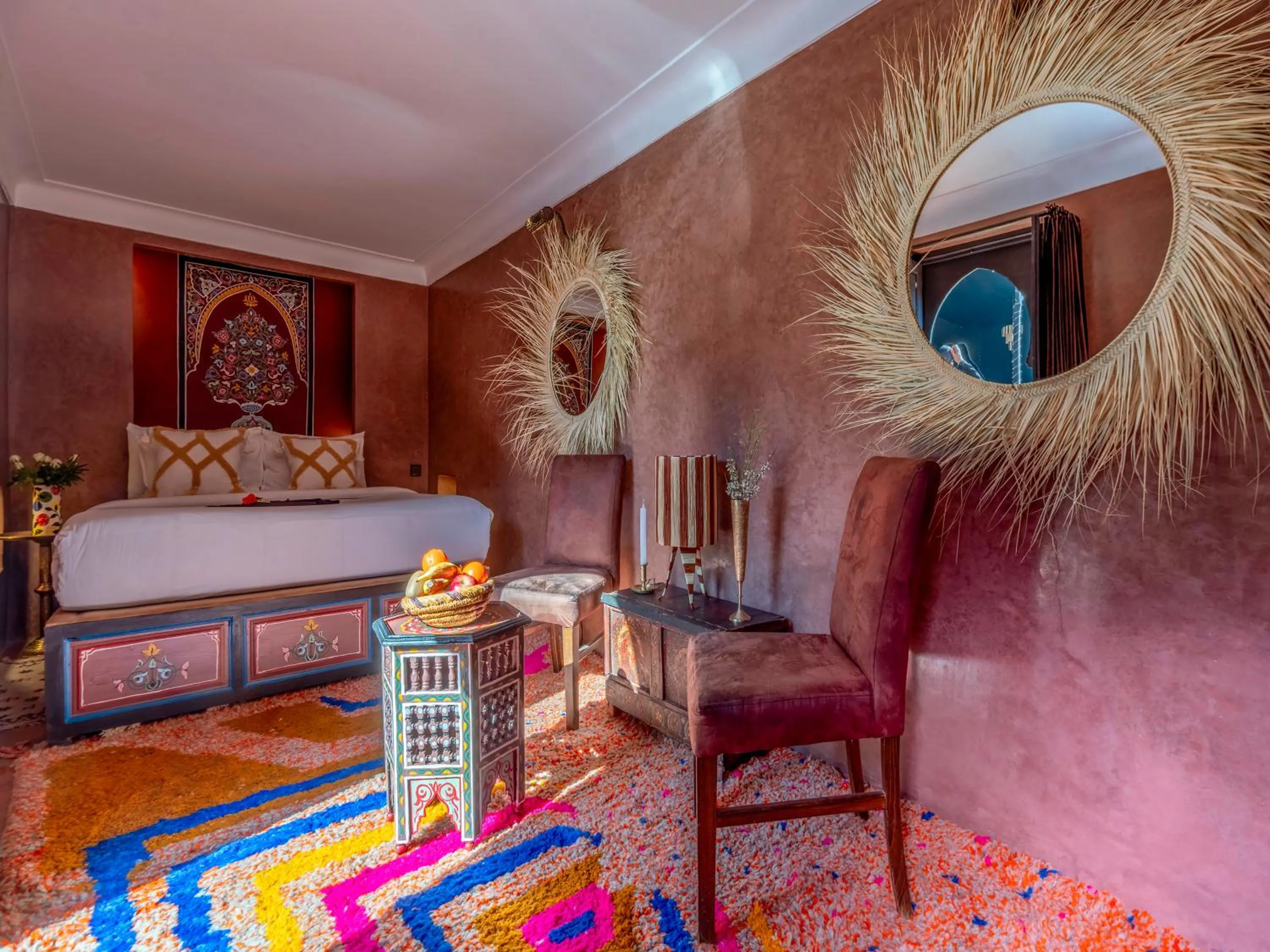 Bed in Riad Irhalne