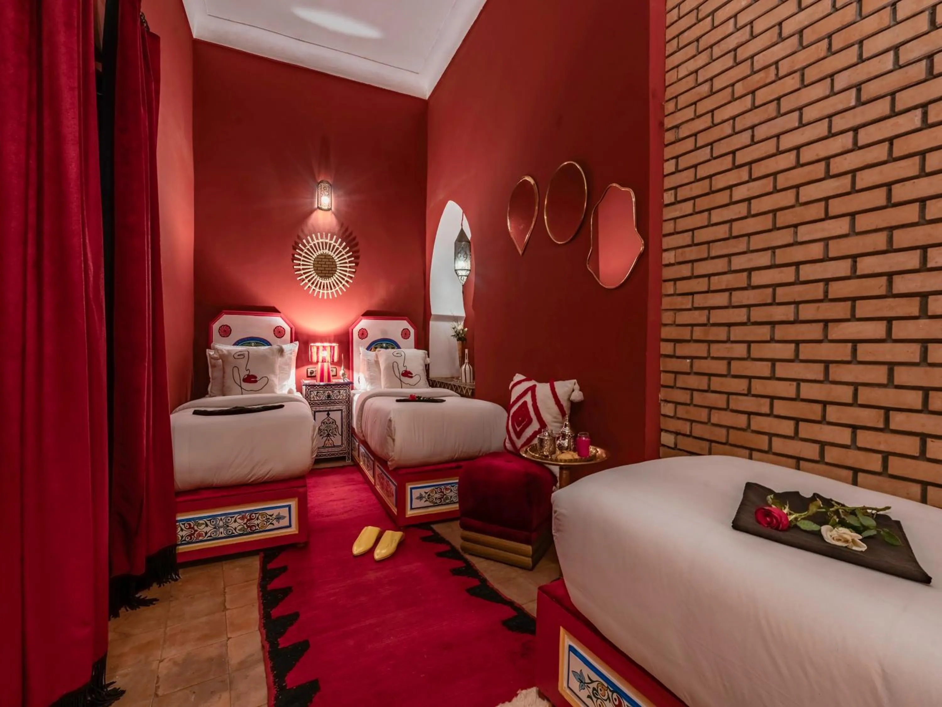 Bed in Riad Irhalne