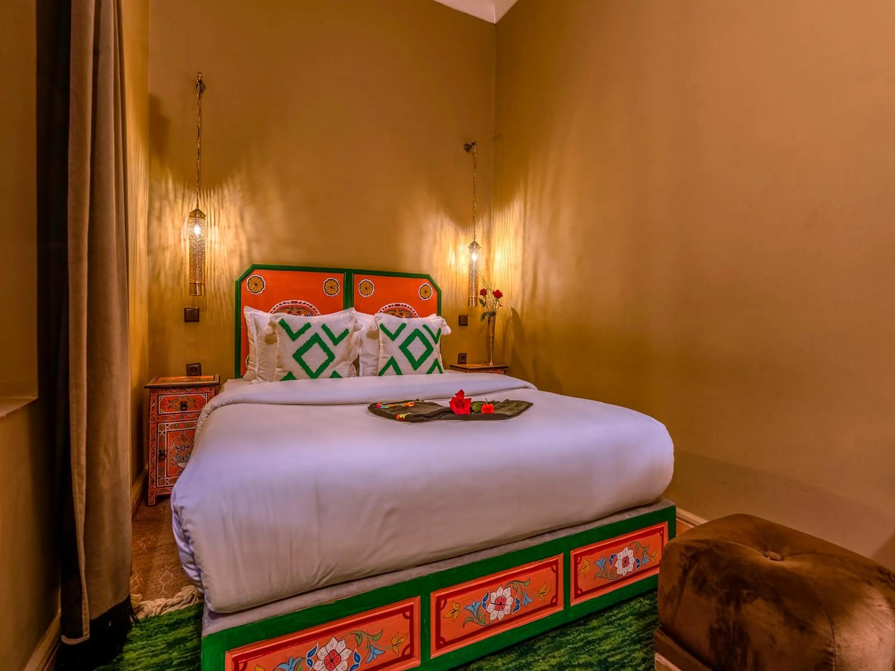 Bed in Riad Irhalne