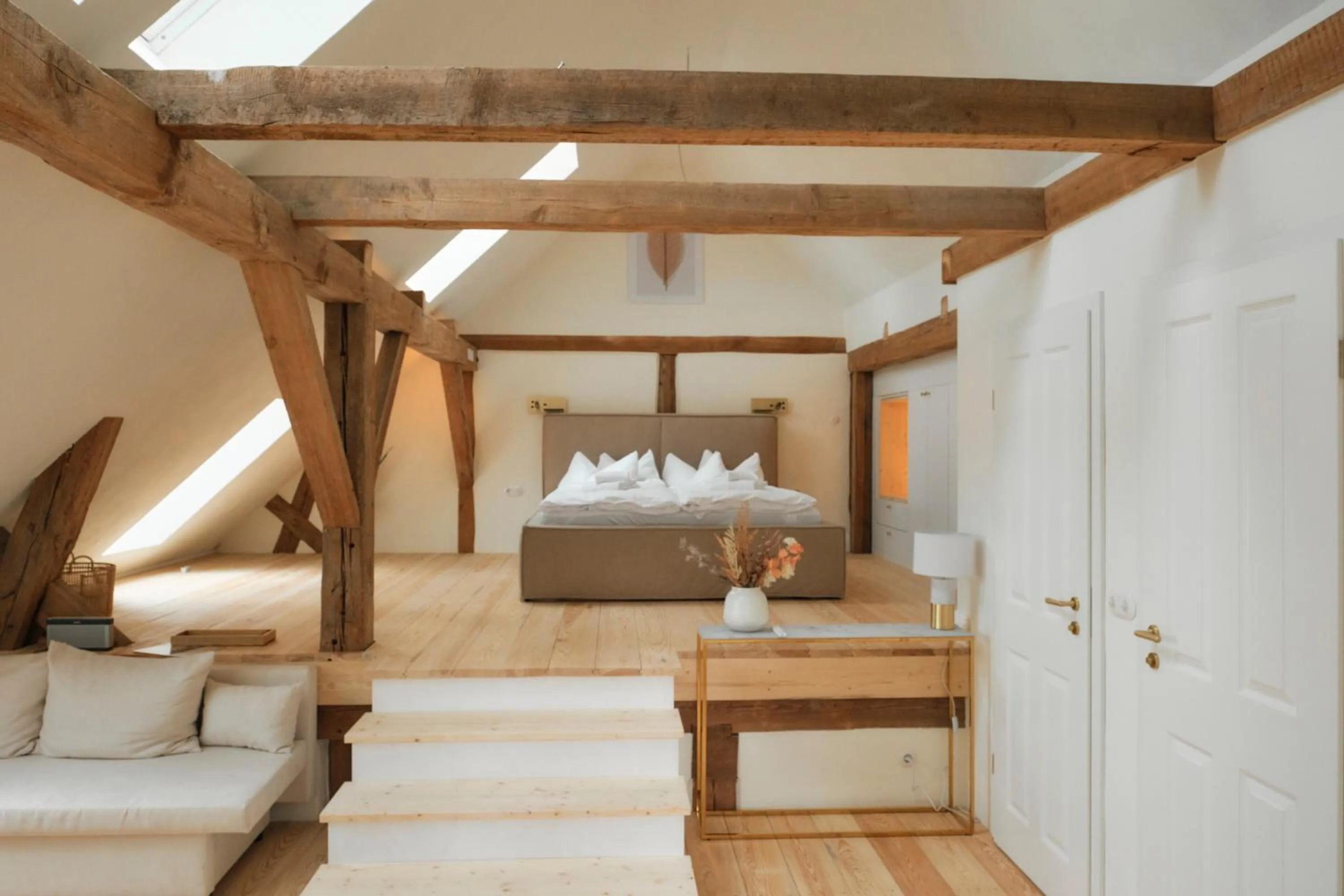 Bed in Mühle Tornow am Wentowsee