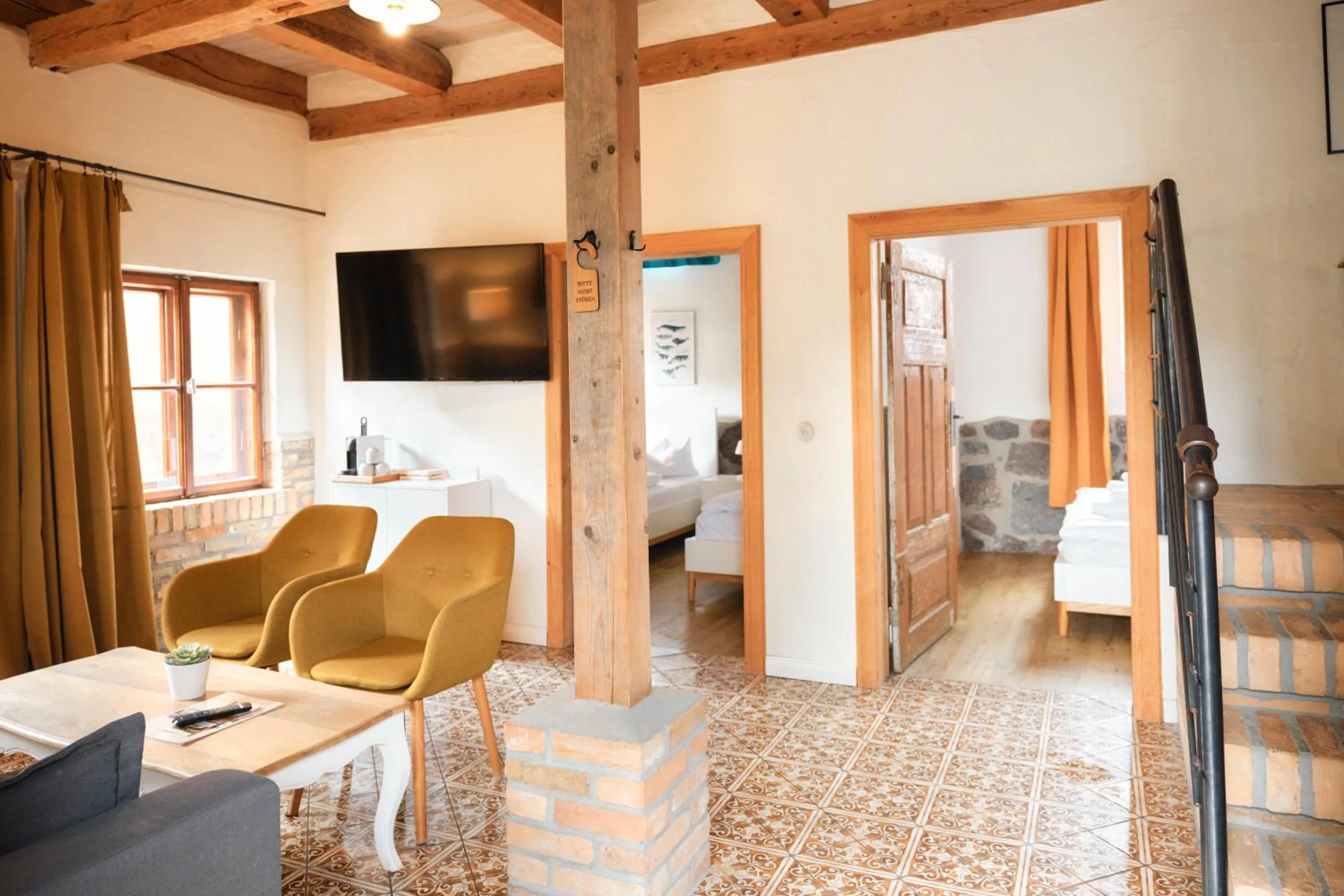 Bed in Mühle Tornow am Wentowsee