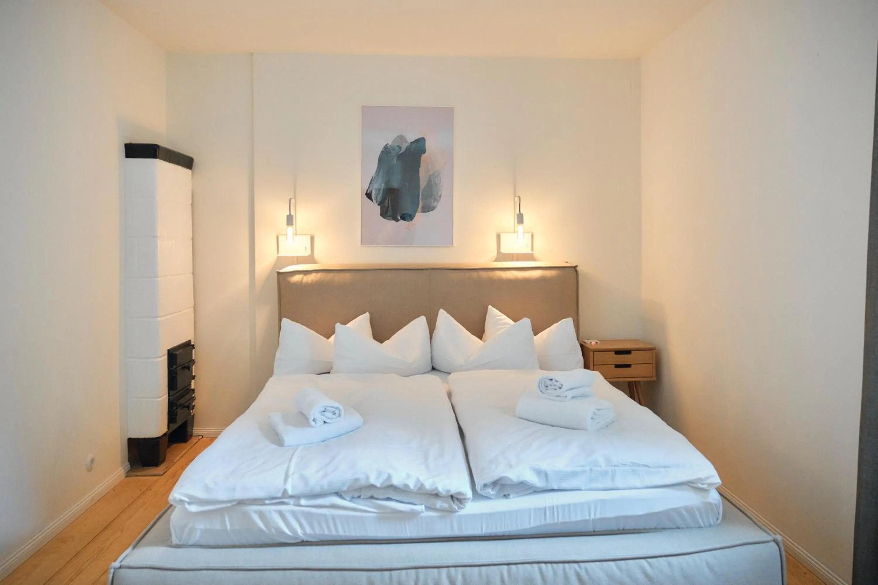 Bed in Mühle Tornow am Wentowsee