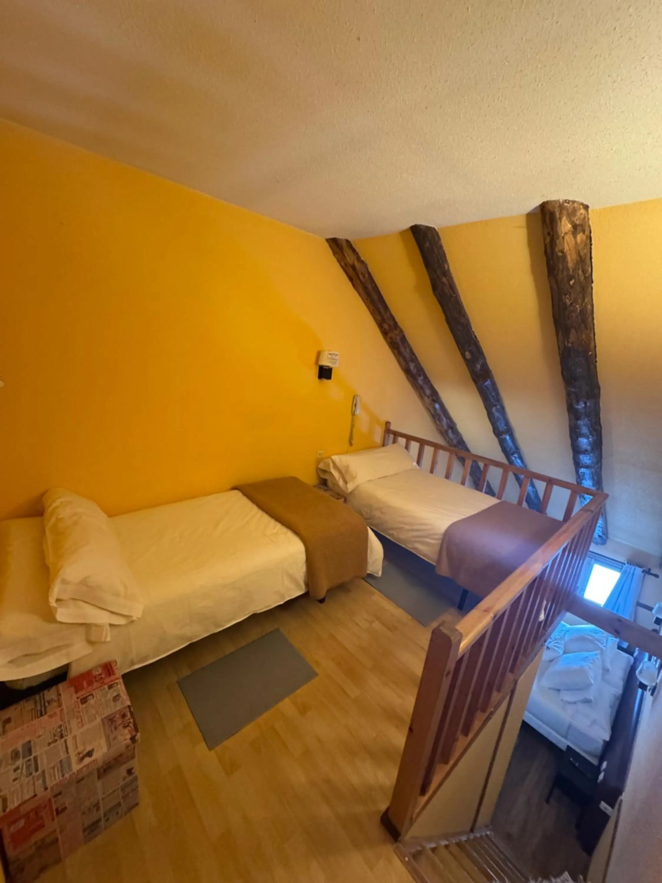 View (from property/room), Bed in Hotel Copacabana