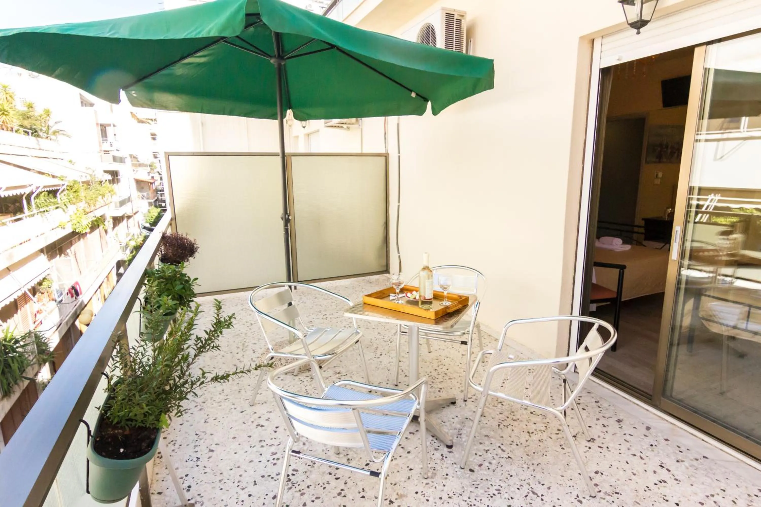 Balcony/Terrace in Zappion Hotel