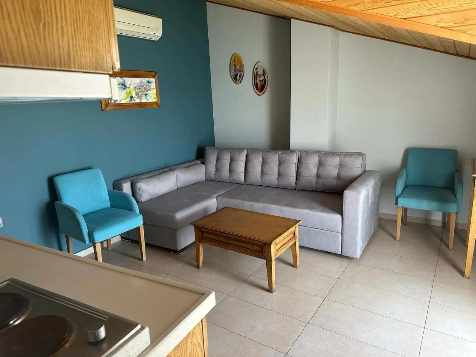 Living room in Veziroğlu Apart