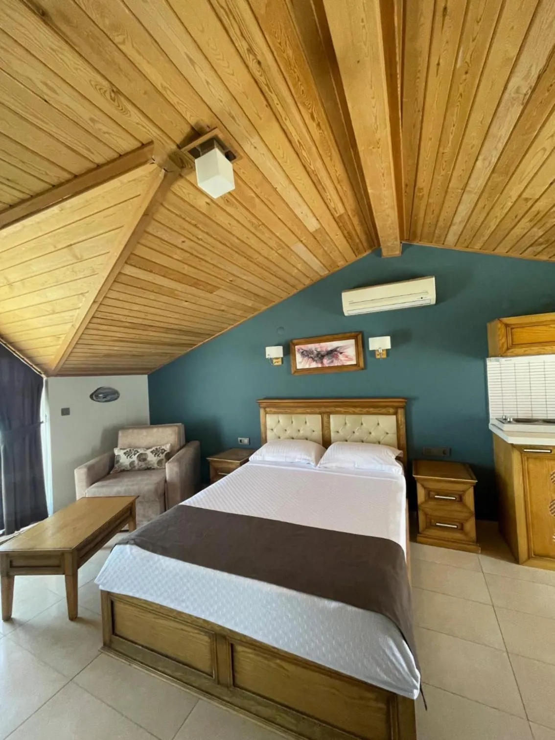 Bed in Veziroğlu Apart