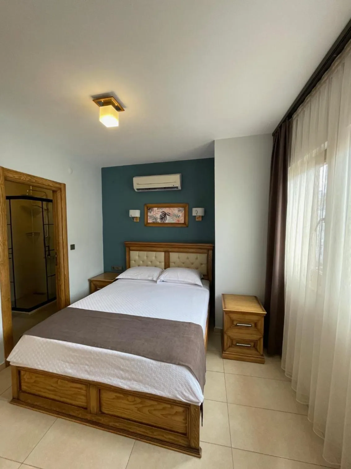 Bed in Veziroğlu Apart