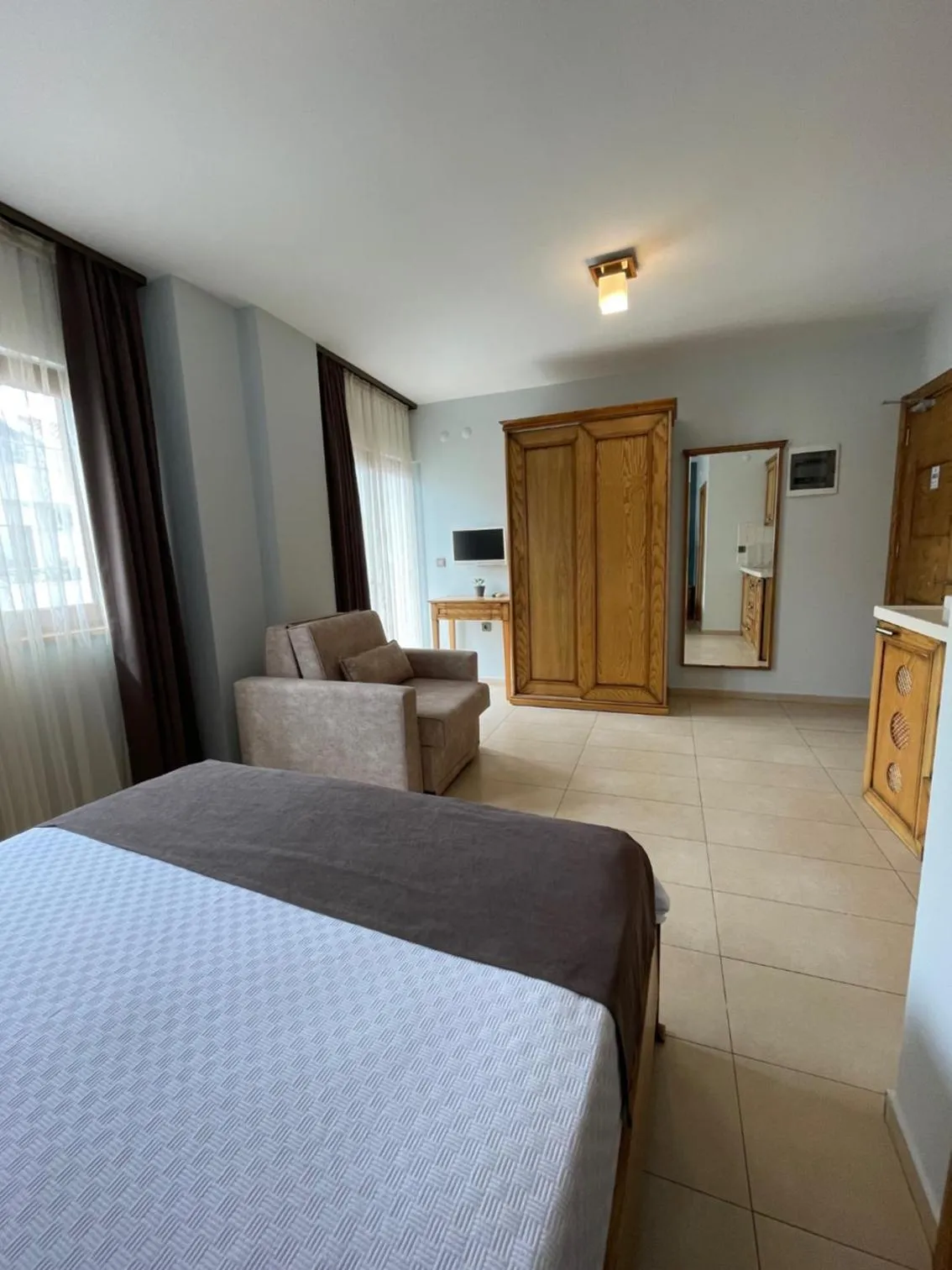 Bed in Veziroğlu Apart