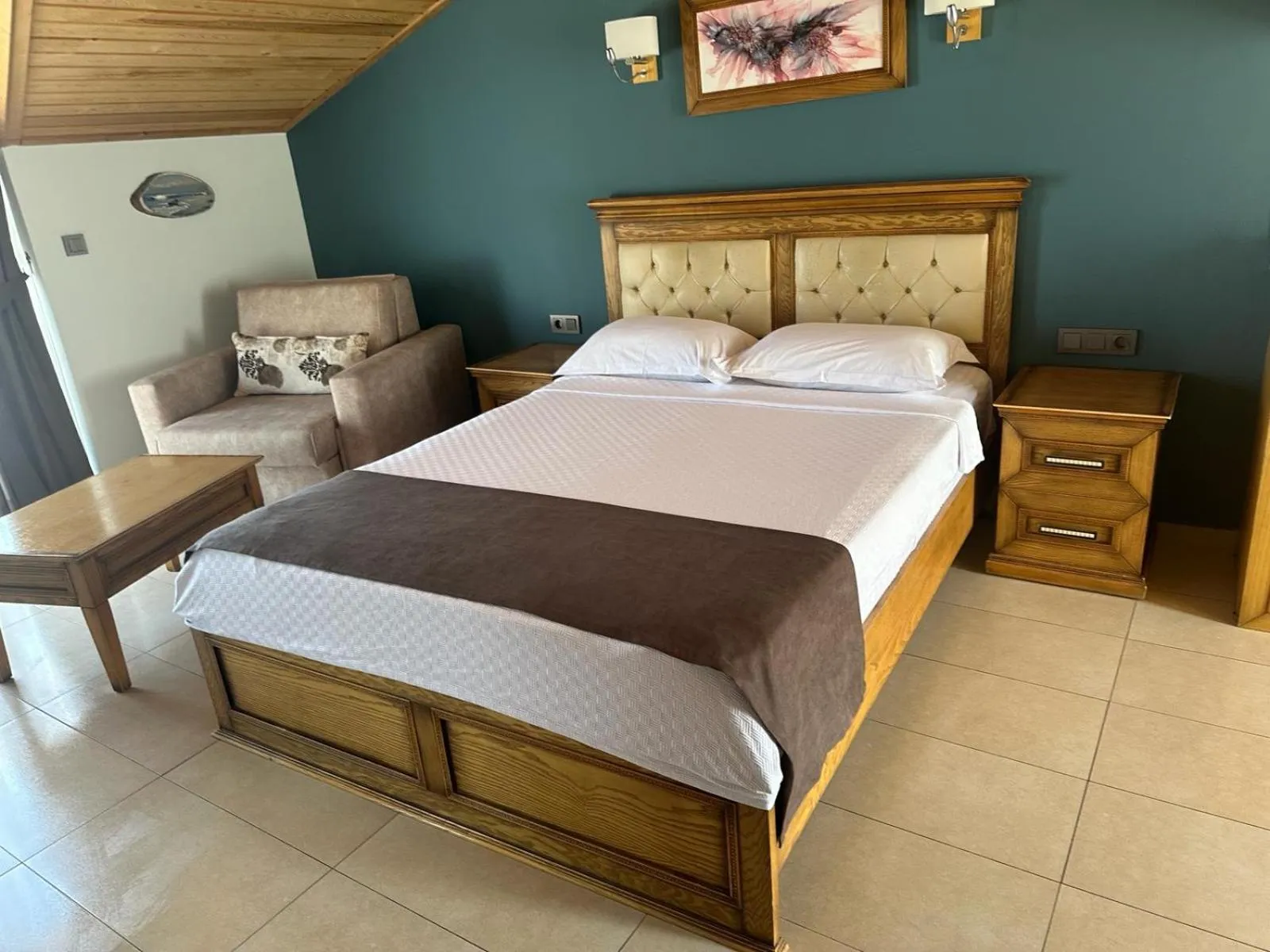 Bed in Veziroğlu Apart