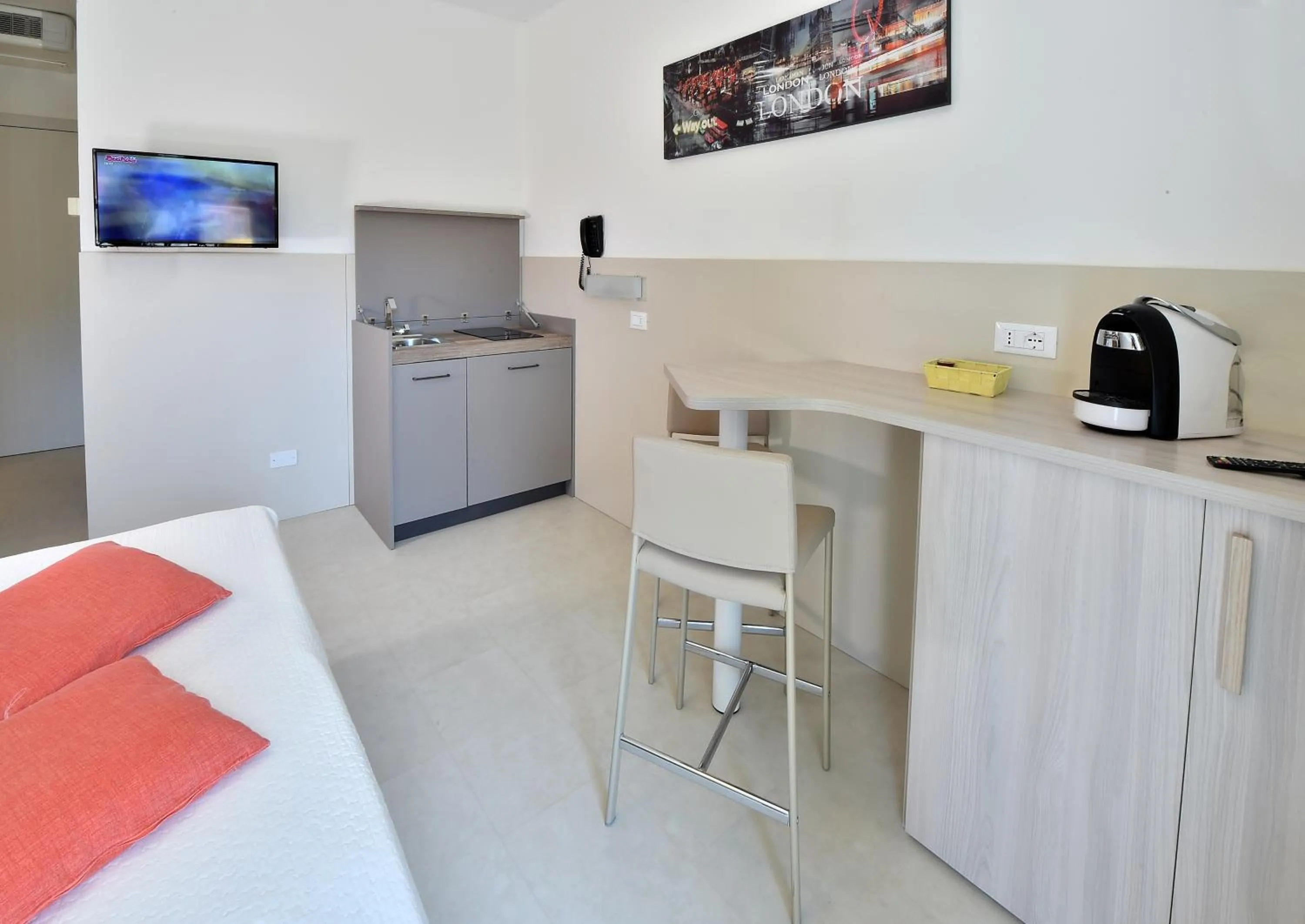 Kitchen or kitchenette in Hotel Meublè Nazionale