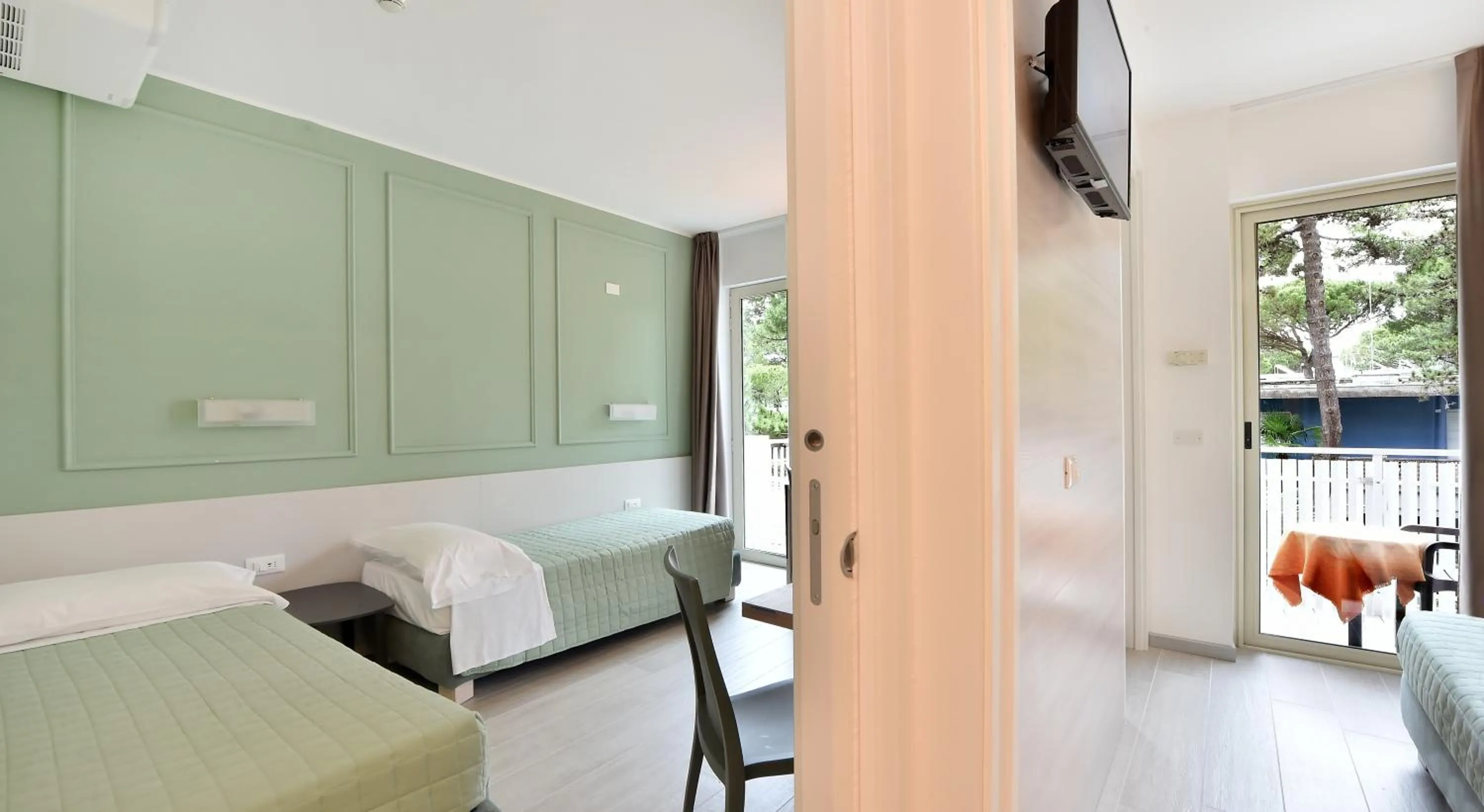 Bed in Hotel Meublè Nazionale