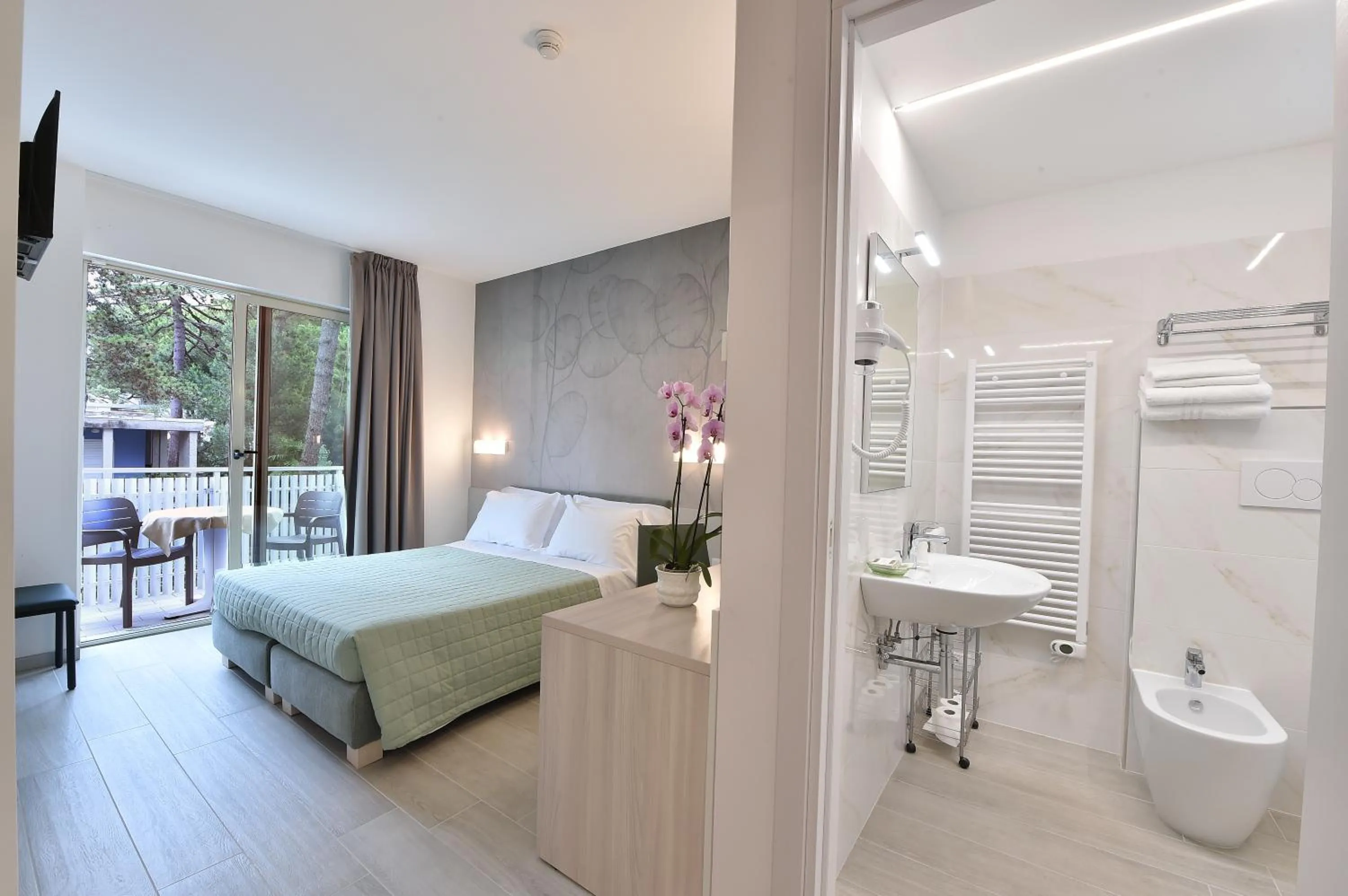 Bed in Hotel Meublè Nazionale