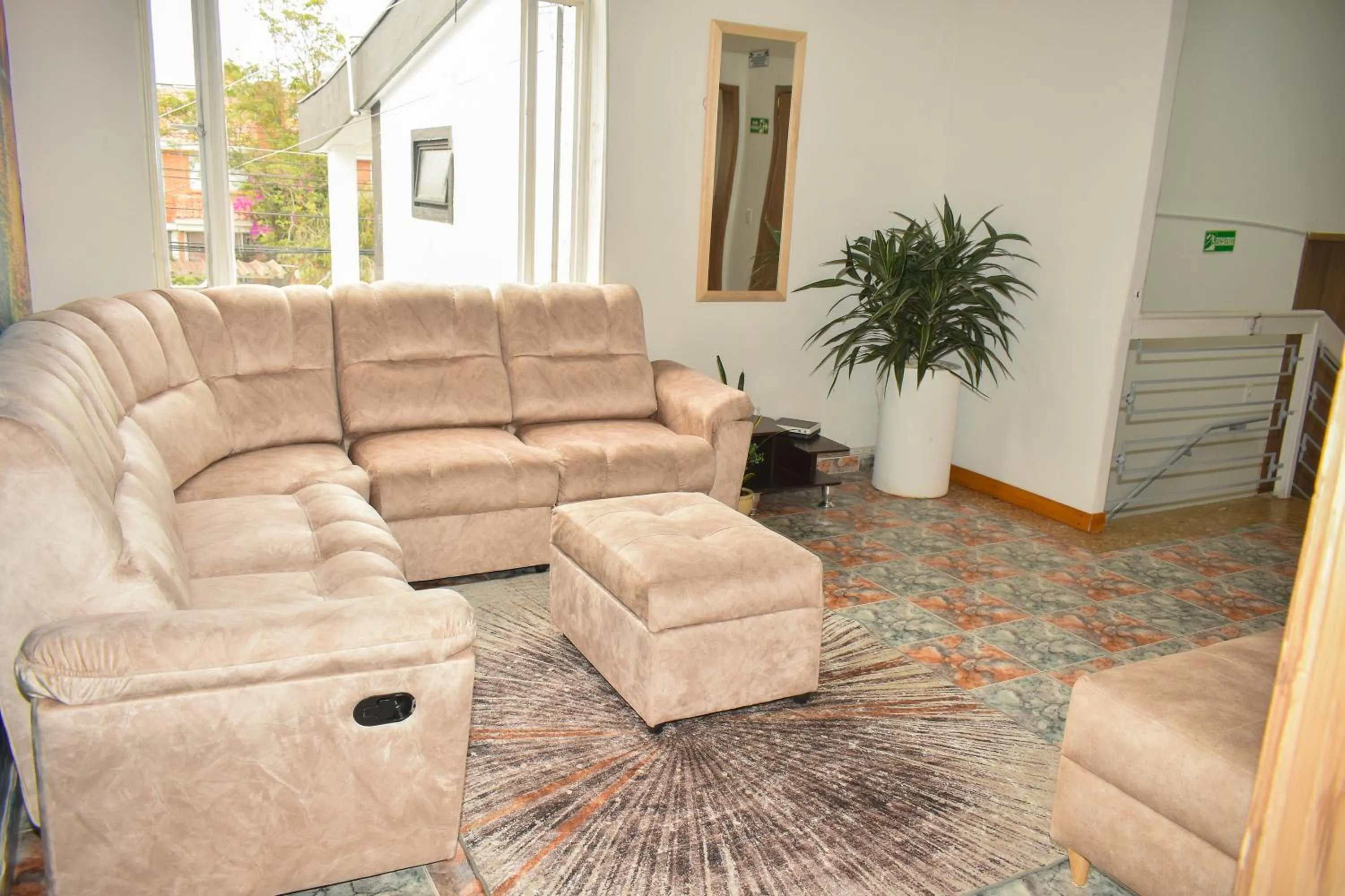 Living room in Hotel Flamante Bulevar