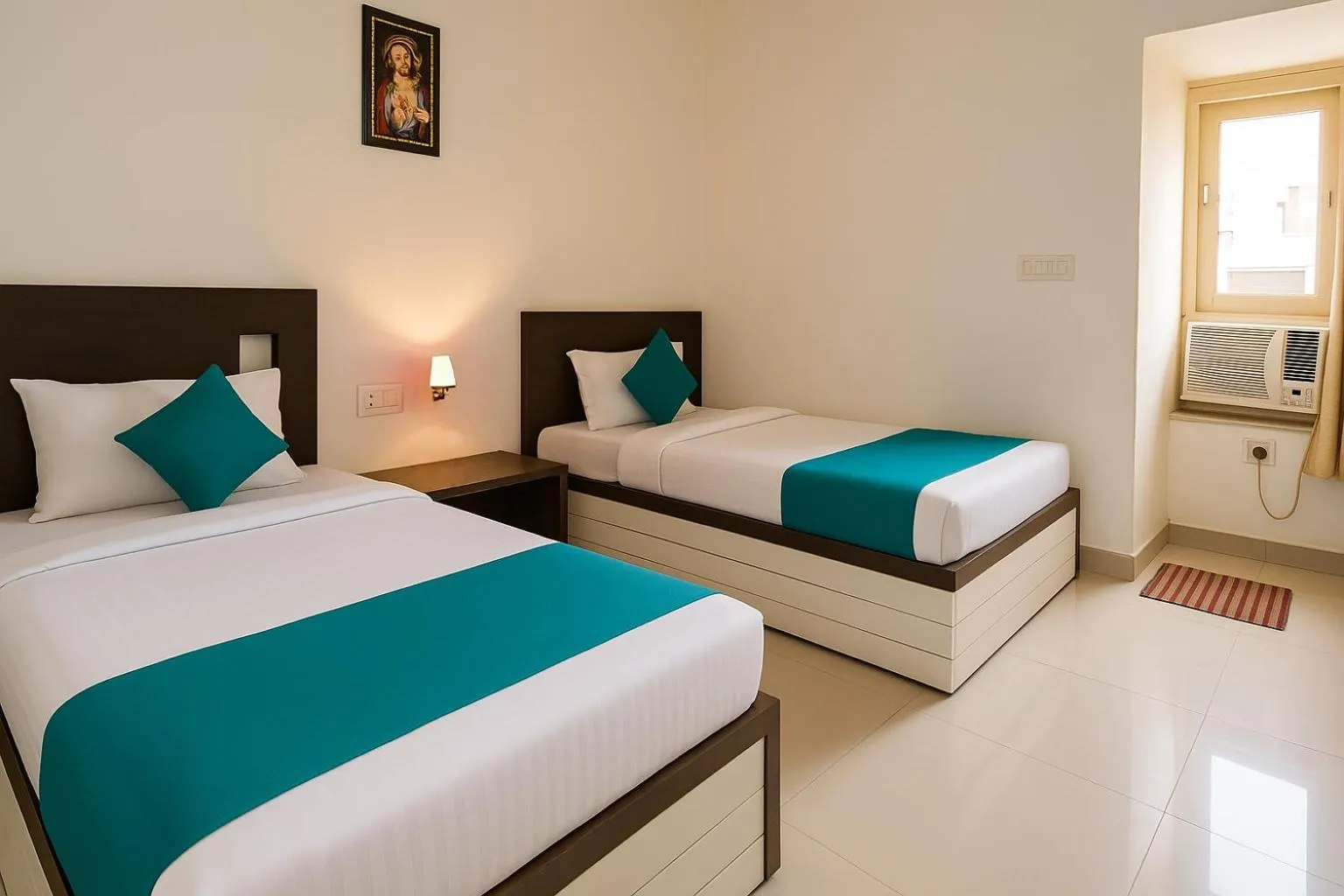 Bed in Hotel Crown Plaza