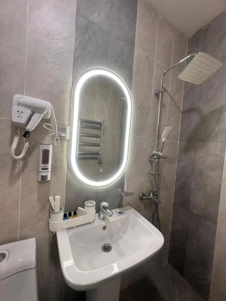 Shower in Royal Meridien Hotel