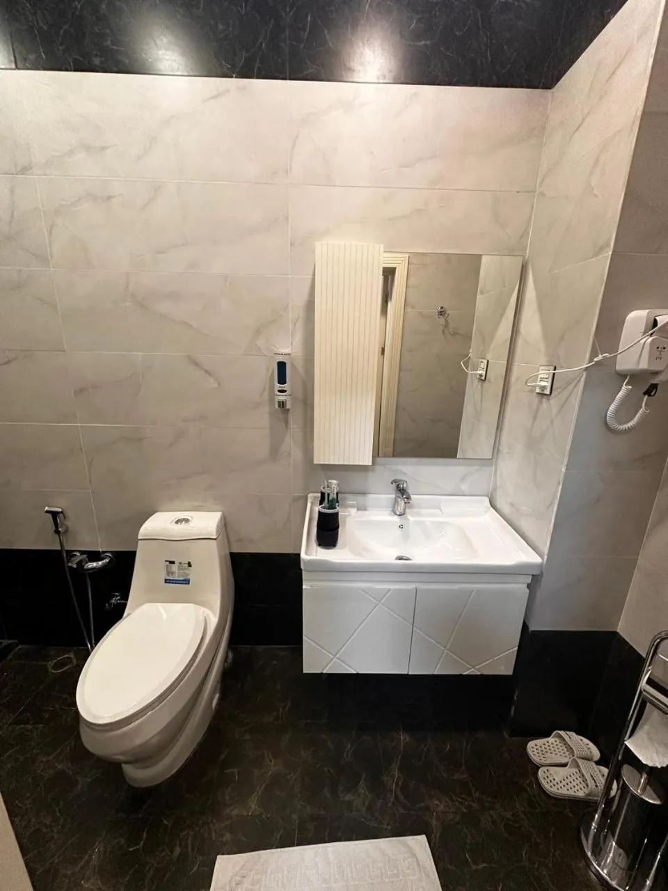 Shower in Royal Meridien Hotel