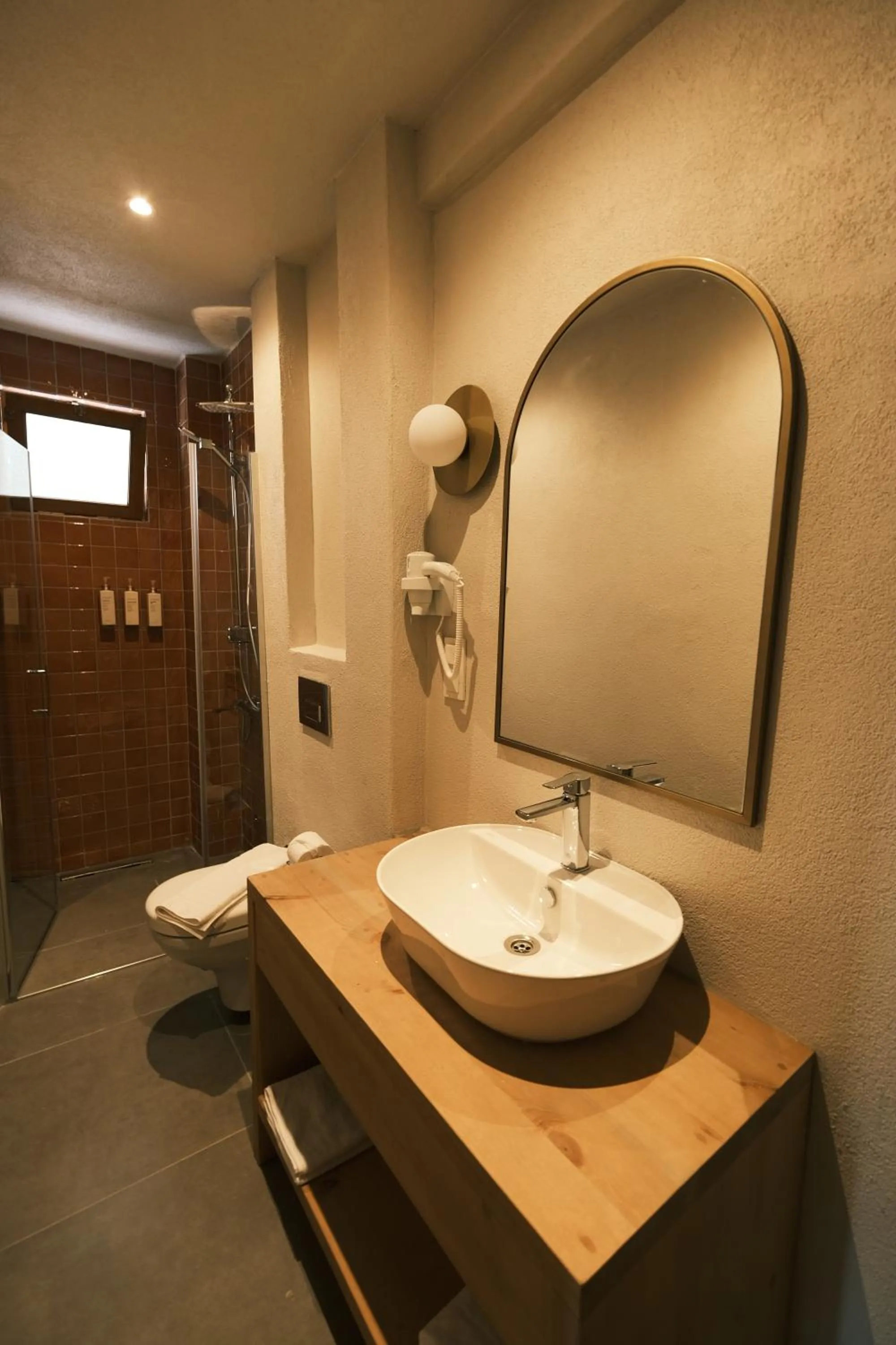 Bathroom in Nephos Beach Hotel